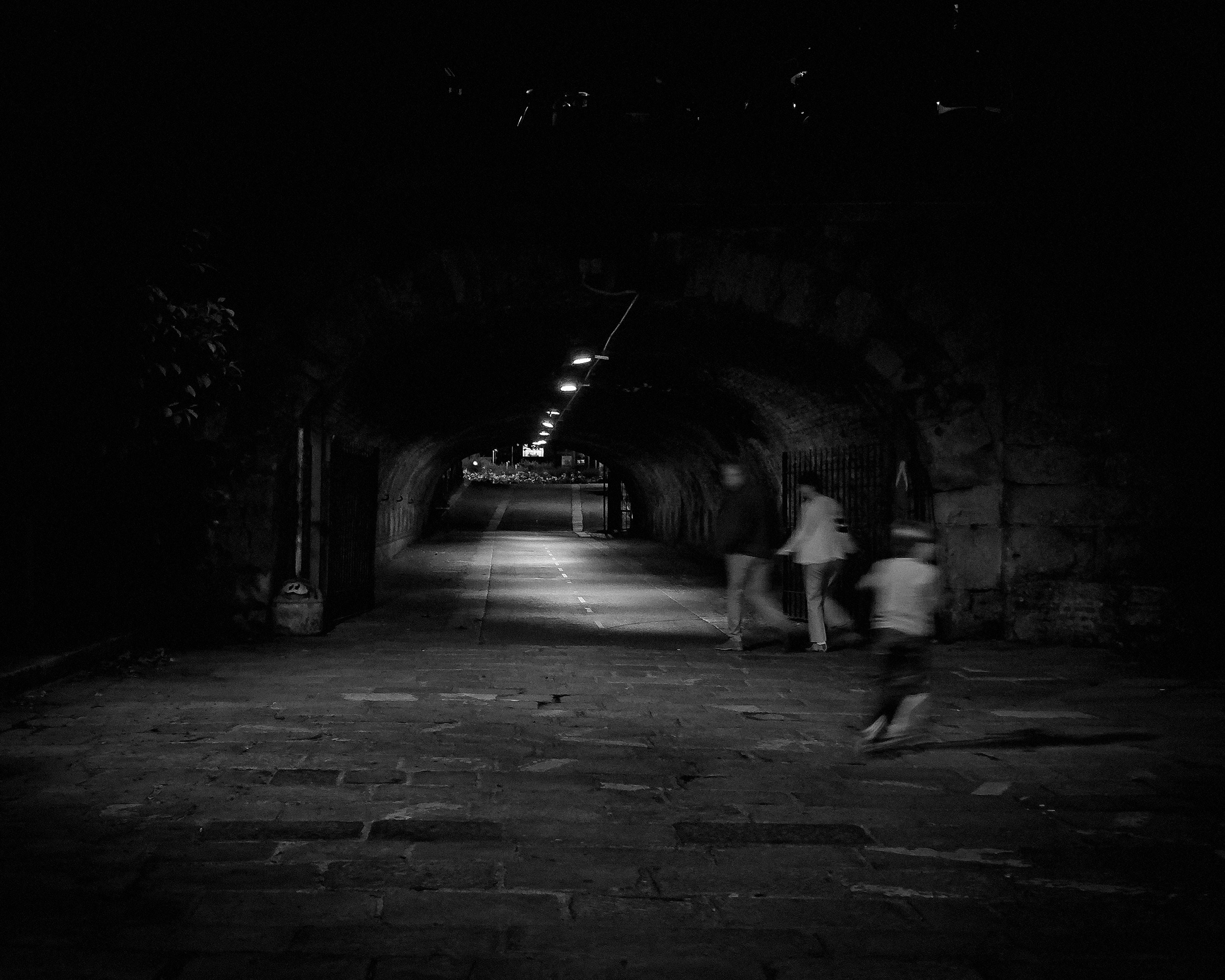 Life passing through the underpass