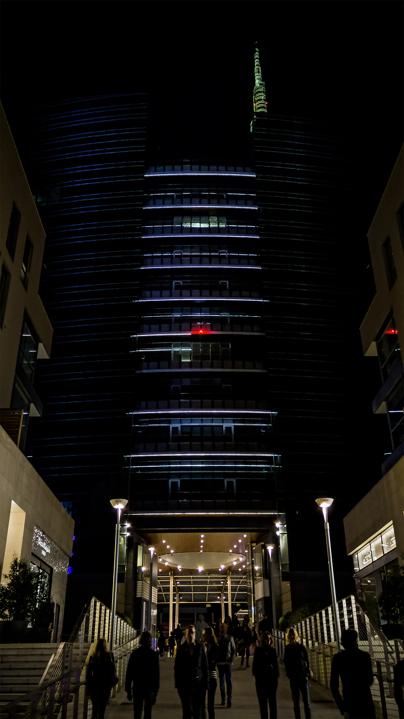 Palagio Unicredito in hora at night