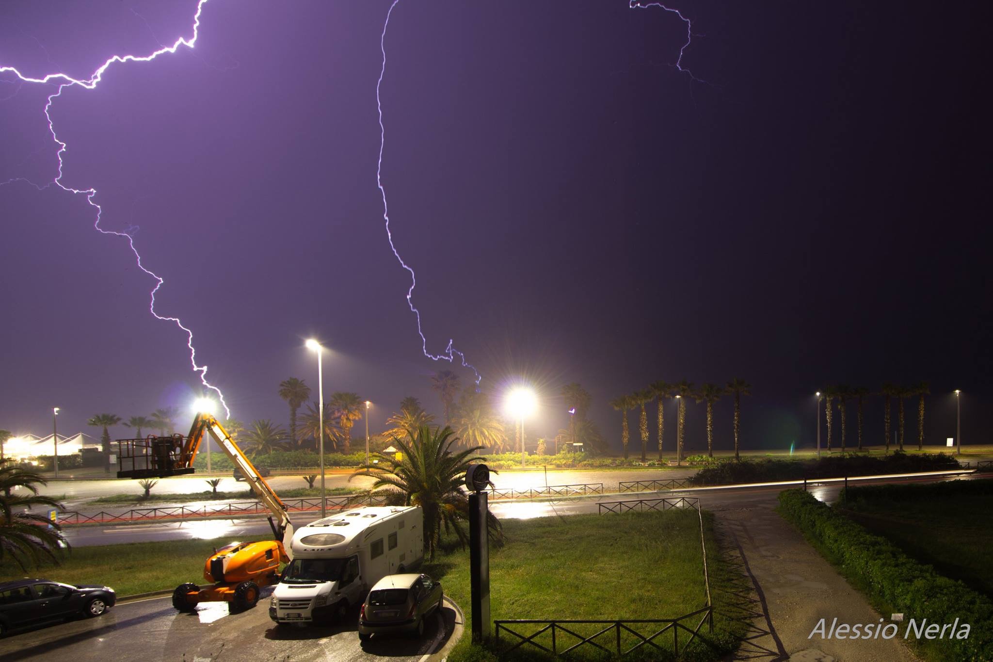 Thunder and lightning