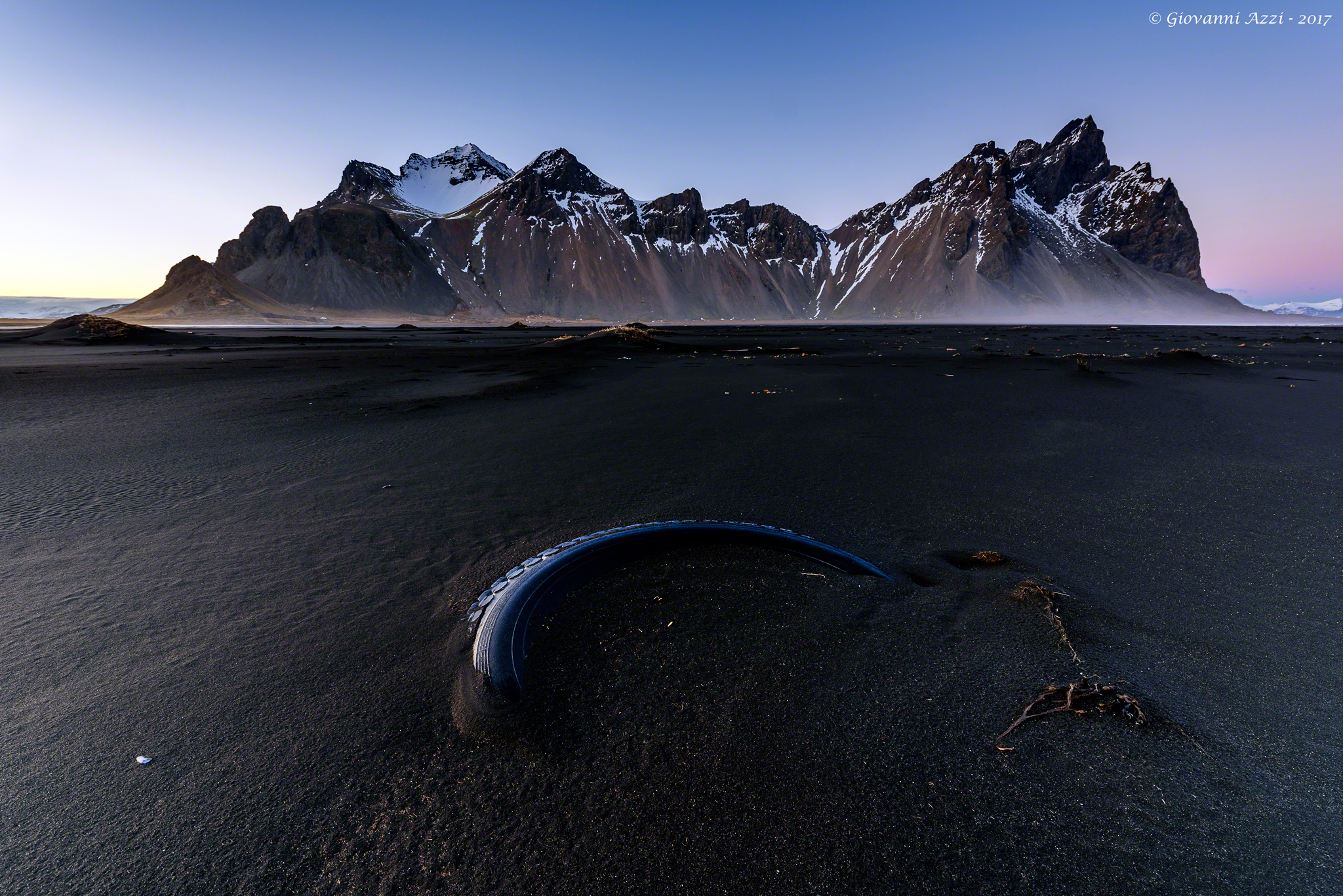 Umane presenze al Vestrahorn