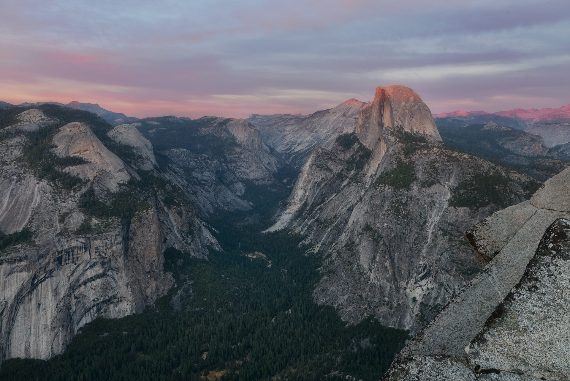 Yosemite twilight