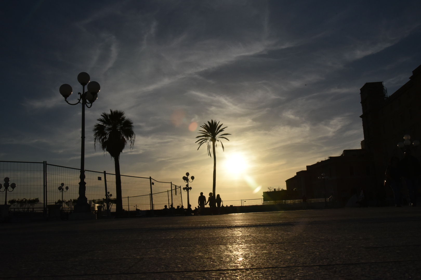 Sunset at the Cagliari Bastion