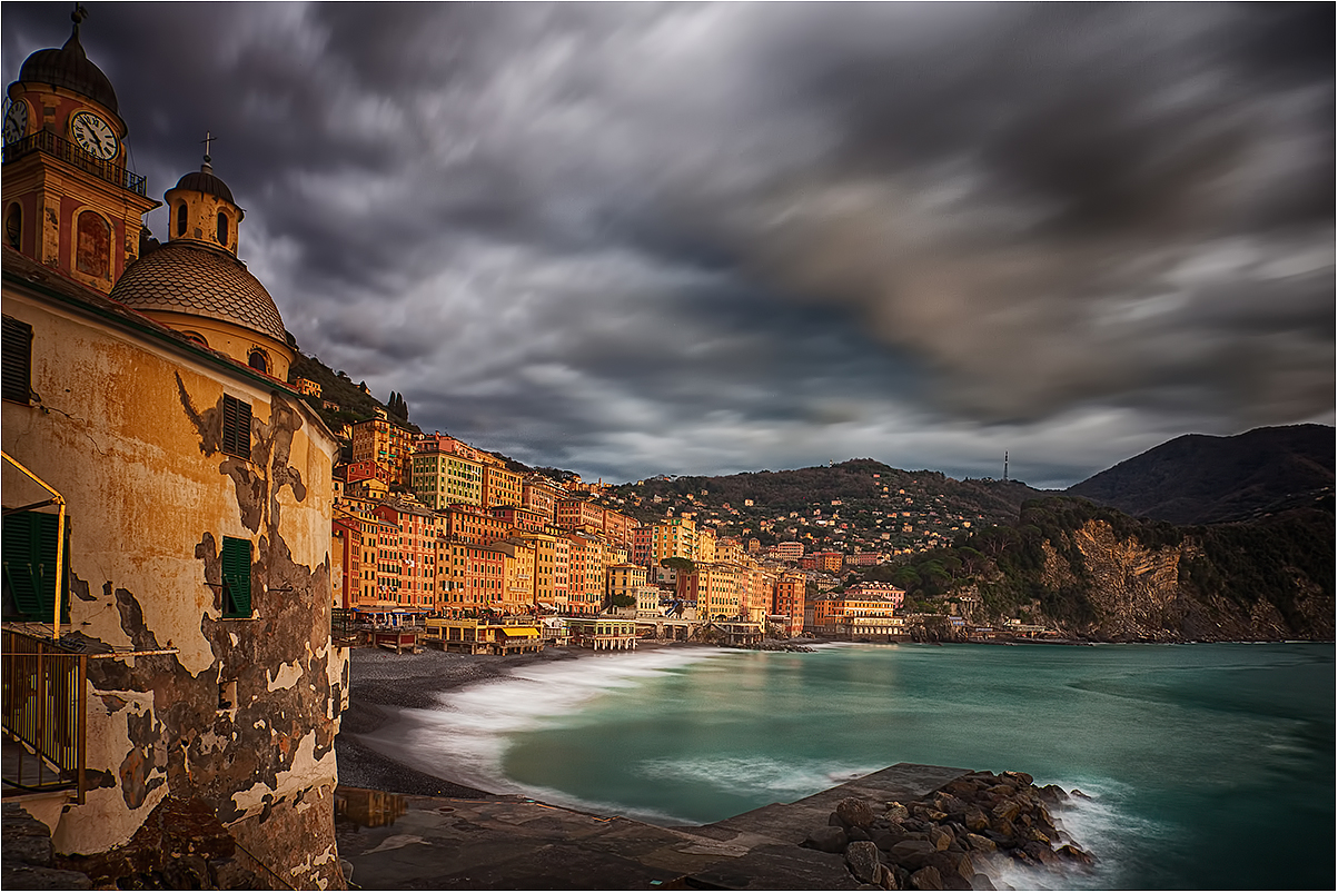 Camogli: threatening sky