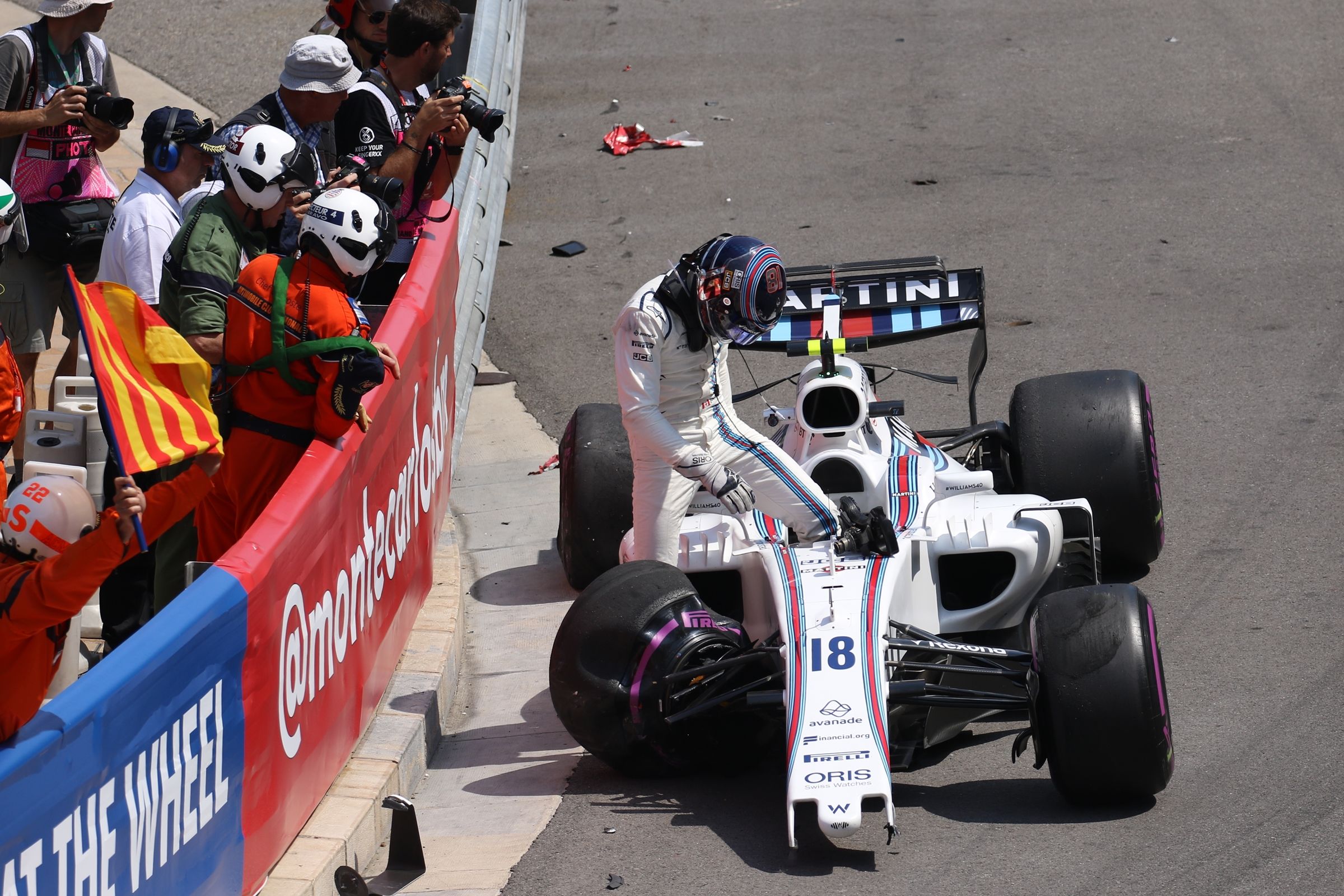 Stroll crash