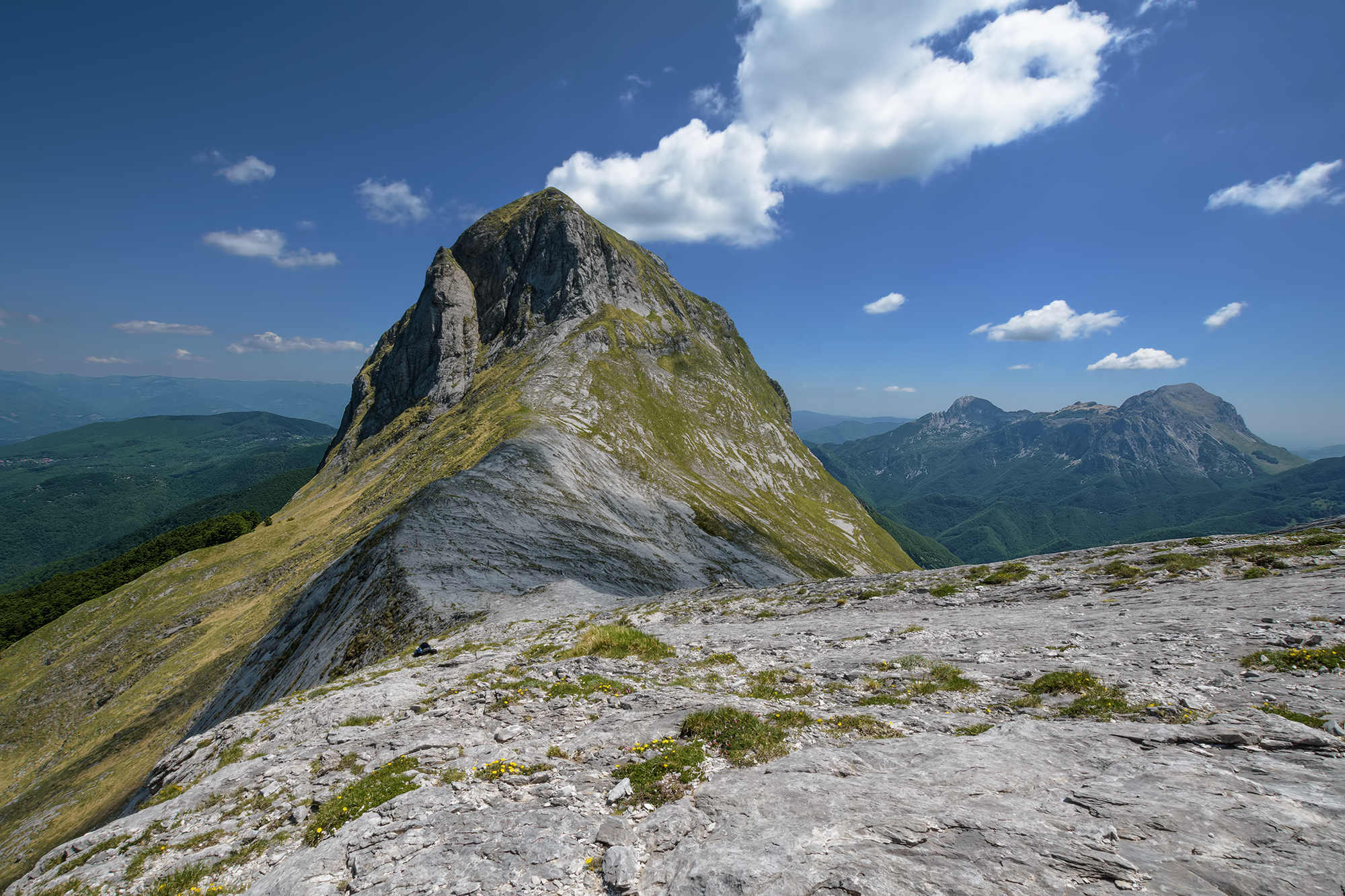 Mount Sumbra 1765m from the slopes of Monte Fiocca