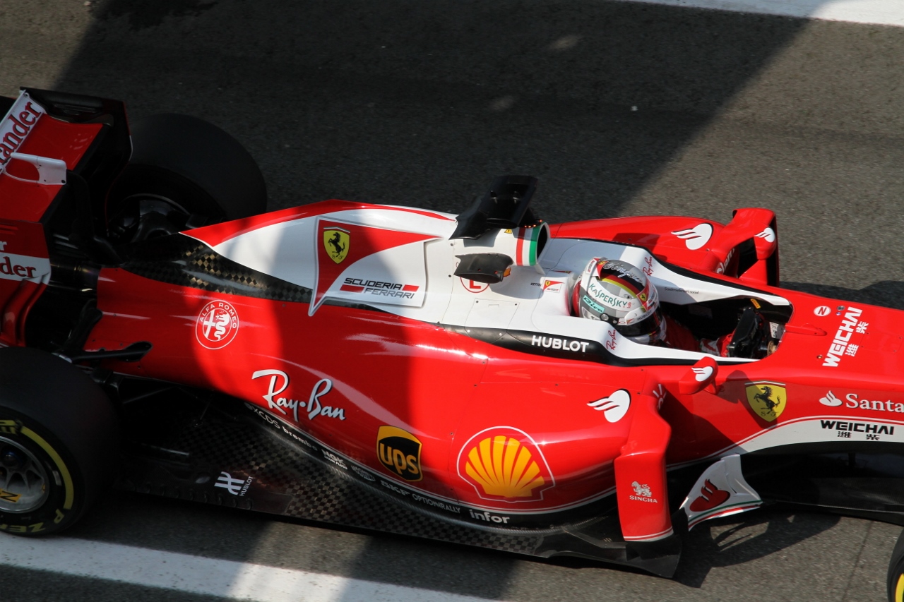 Monza F1 - Settembre 2016 - Vettel - Rientro ai box1