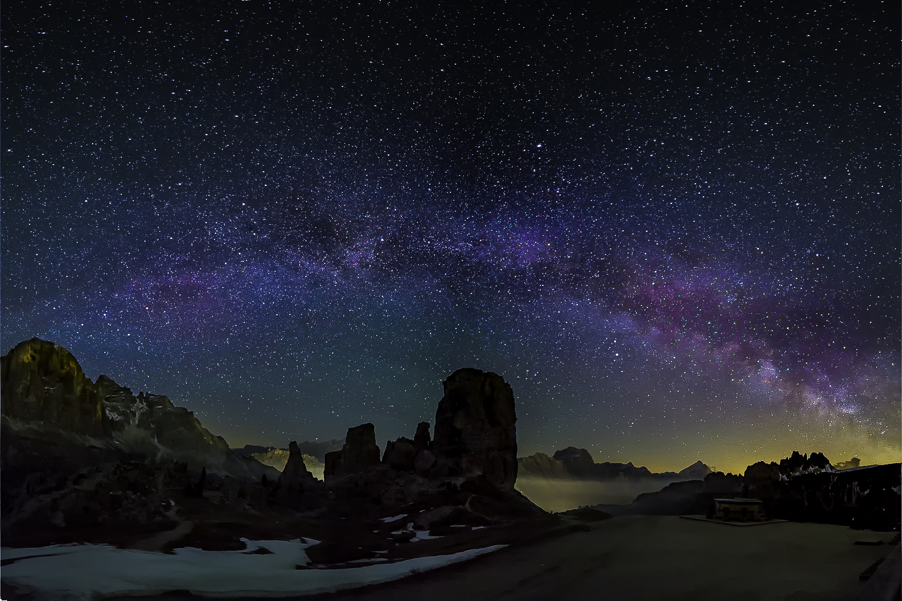 Milky way on 5 torri