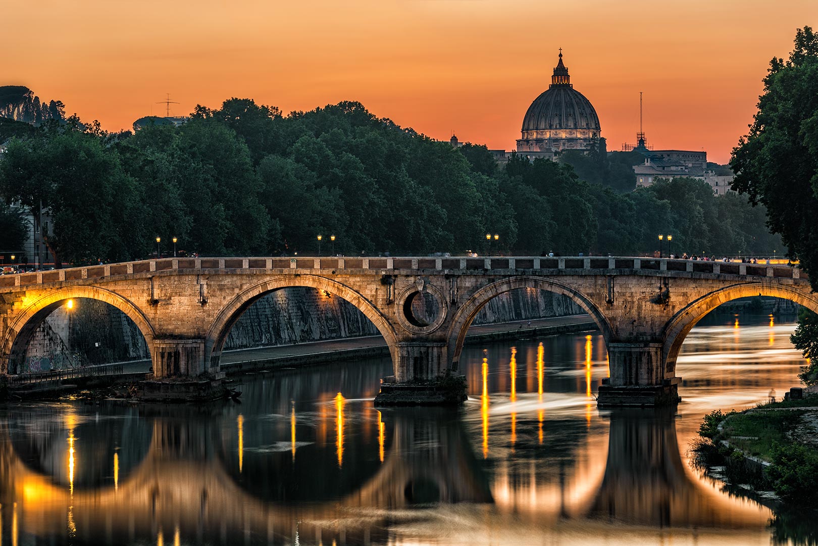 Quanto sei bella Roma quanno è sera...