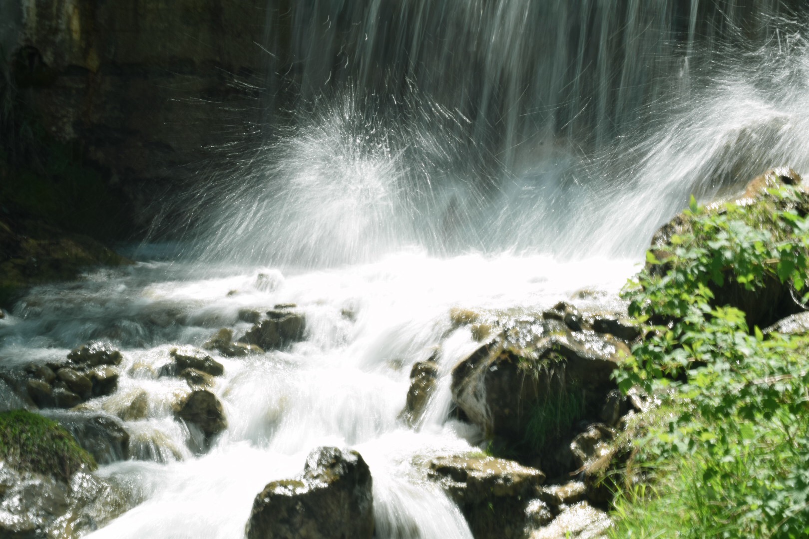 The strength of the water