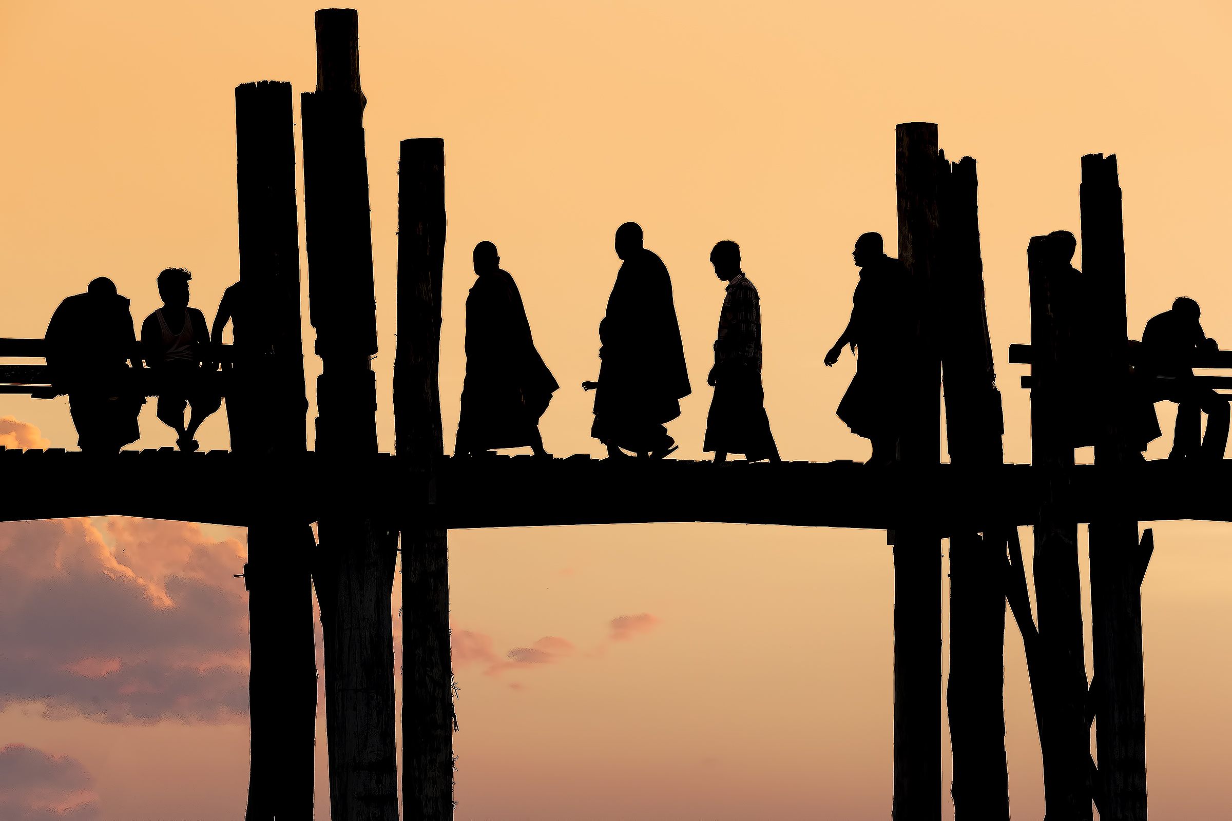 Il ponte di teak U Bein