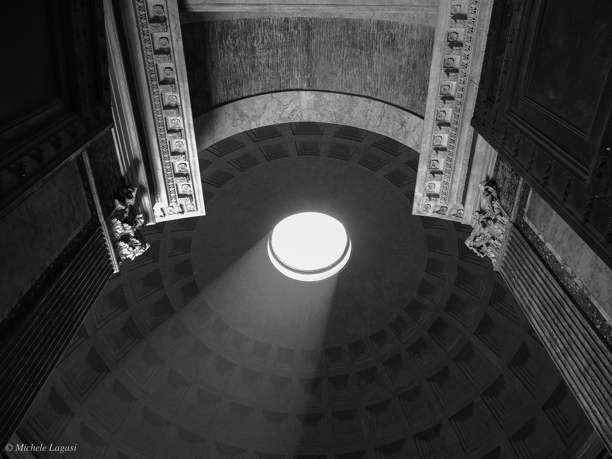 Light to the pantheon
