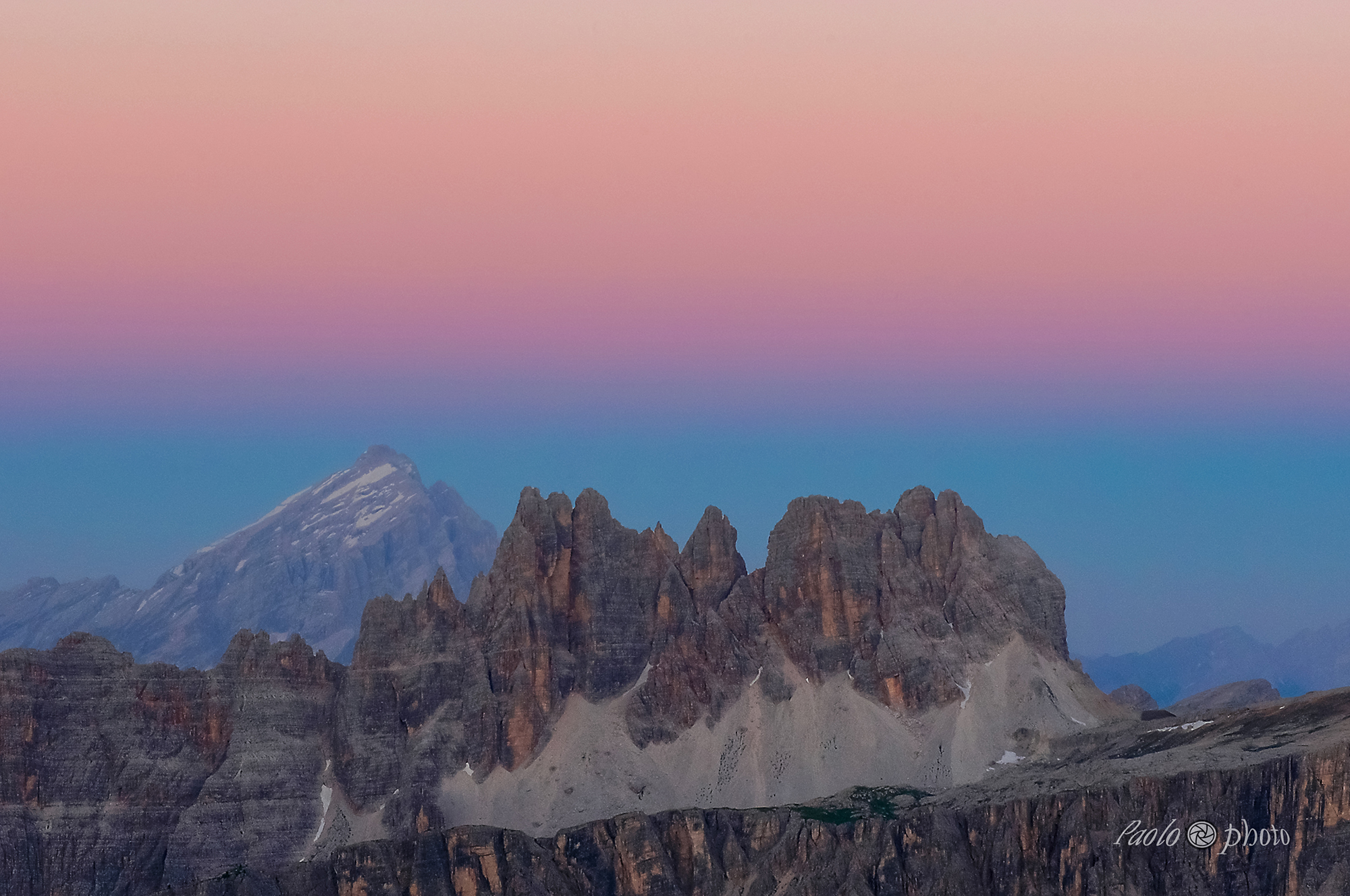 Dolomitic twilight