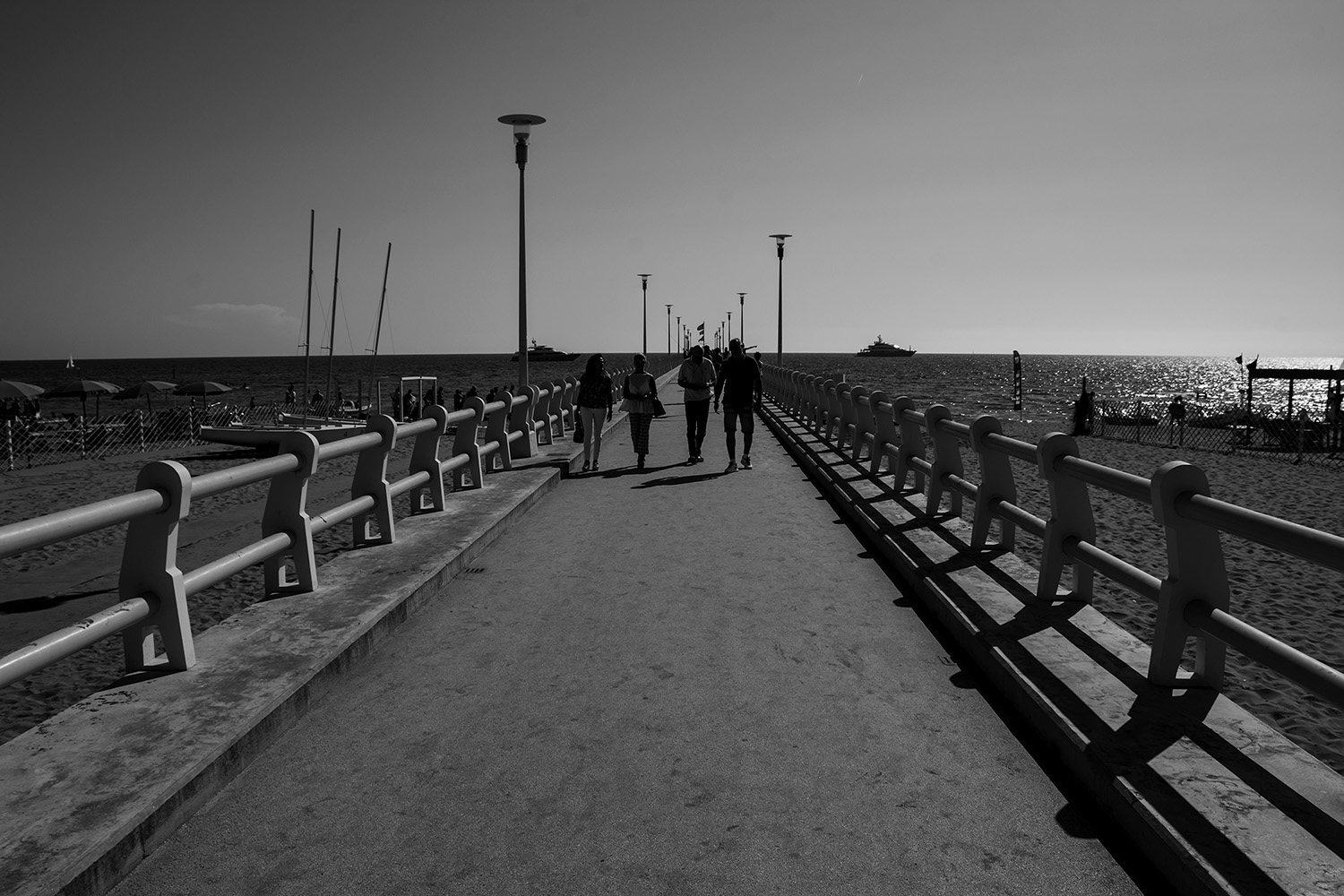On the Pier of Forte dei Marmi