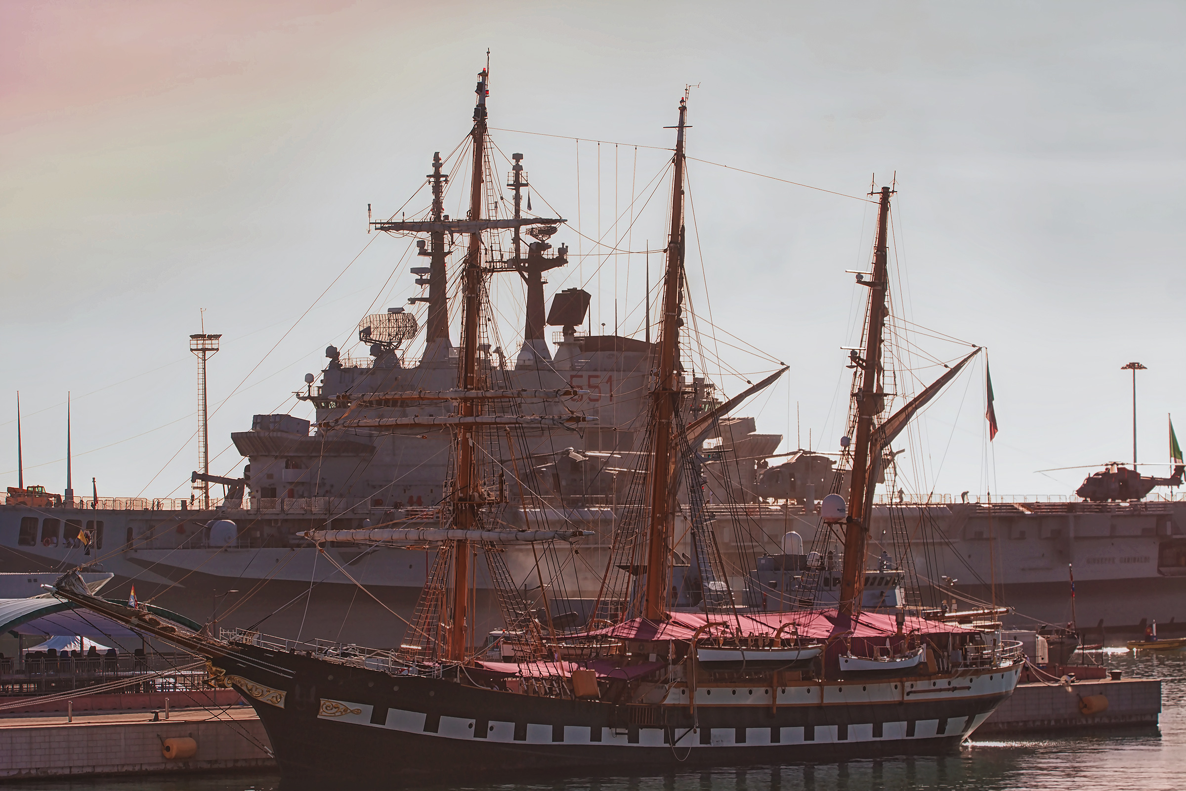 Ship Palinuro and Garibaldi