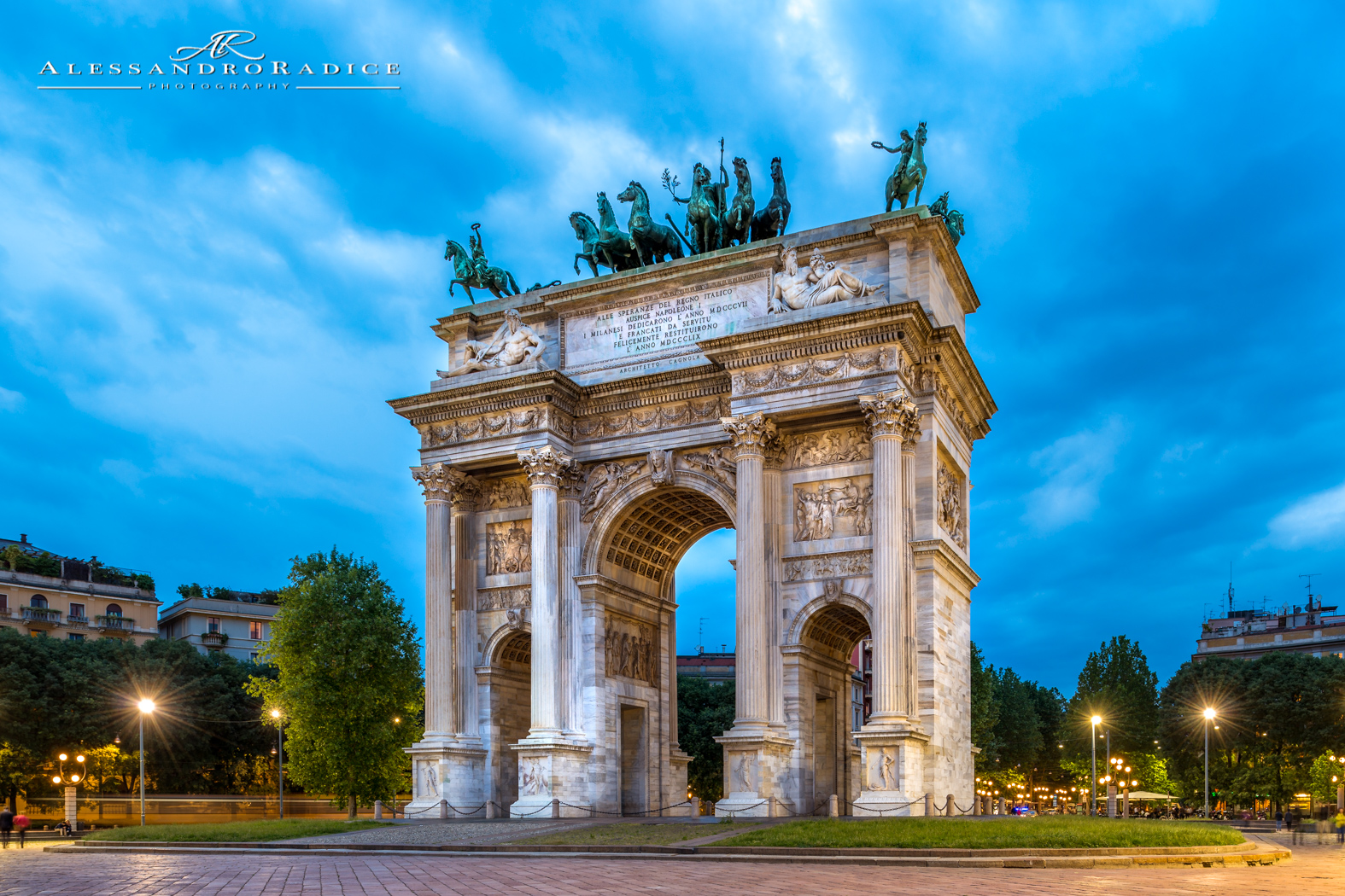 Arco della Pace, Milano, Italia