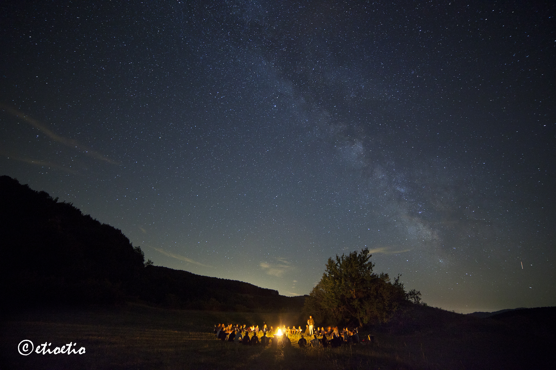 momenti di vita scout: fuoco serale (Metteglia 2012)