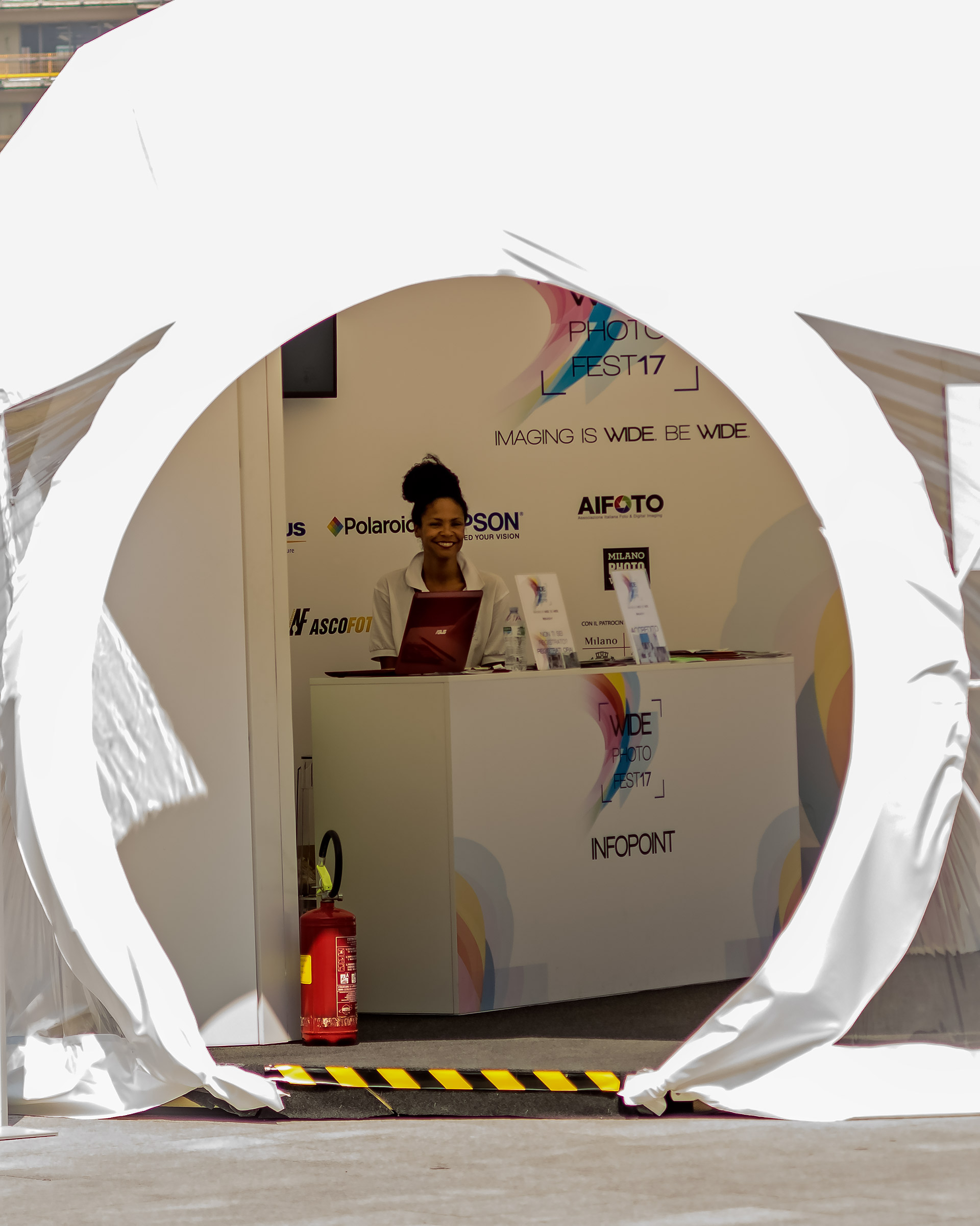 Al Wide Photo Fest l'Info Point era quasi BN