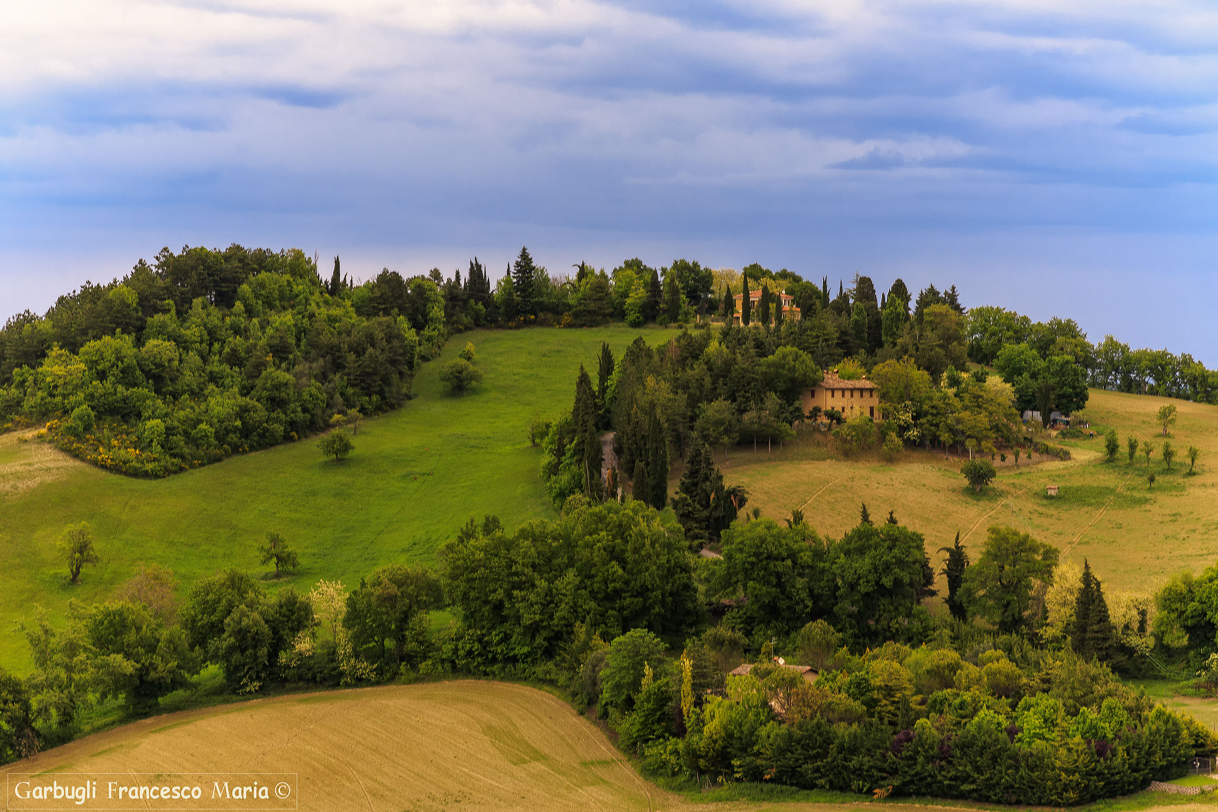 Uno sguardo da Urbino verso le colline
