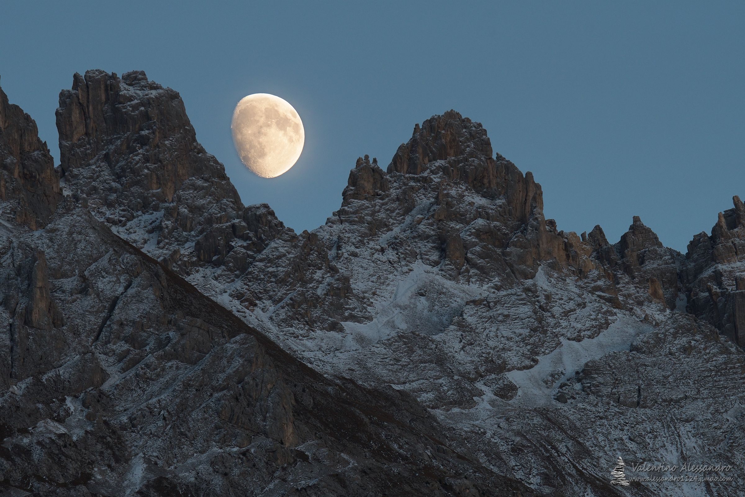 La luna e il Latemar