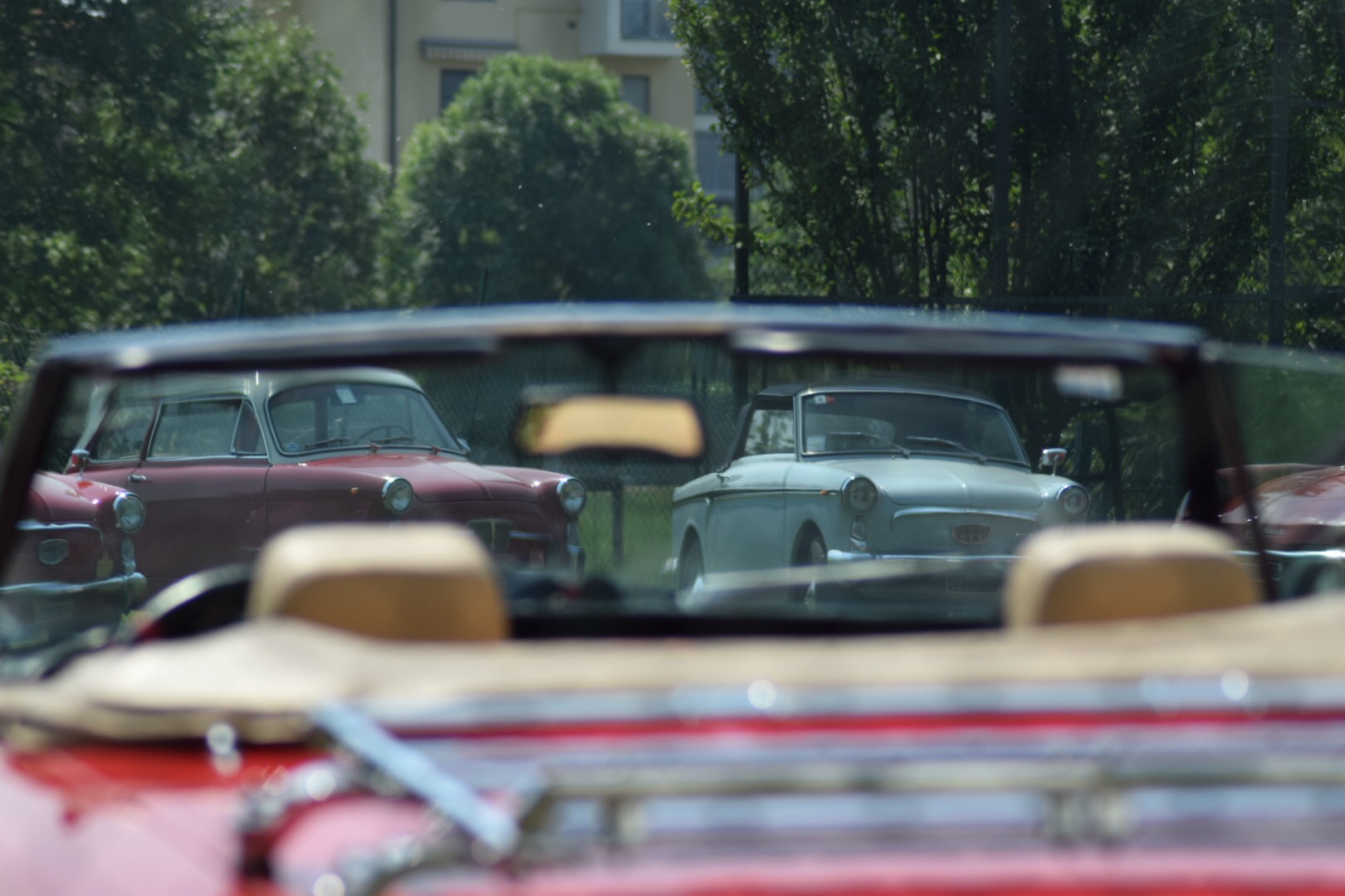 Looking through a 124 spider