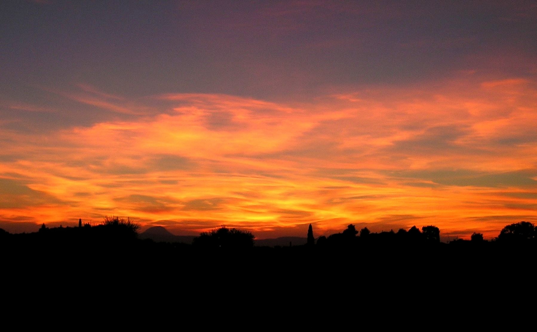Sunset Valley district of Macerata