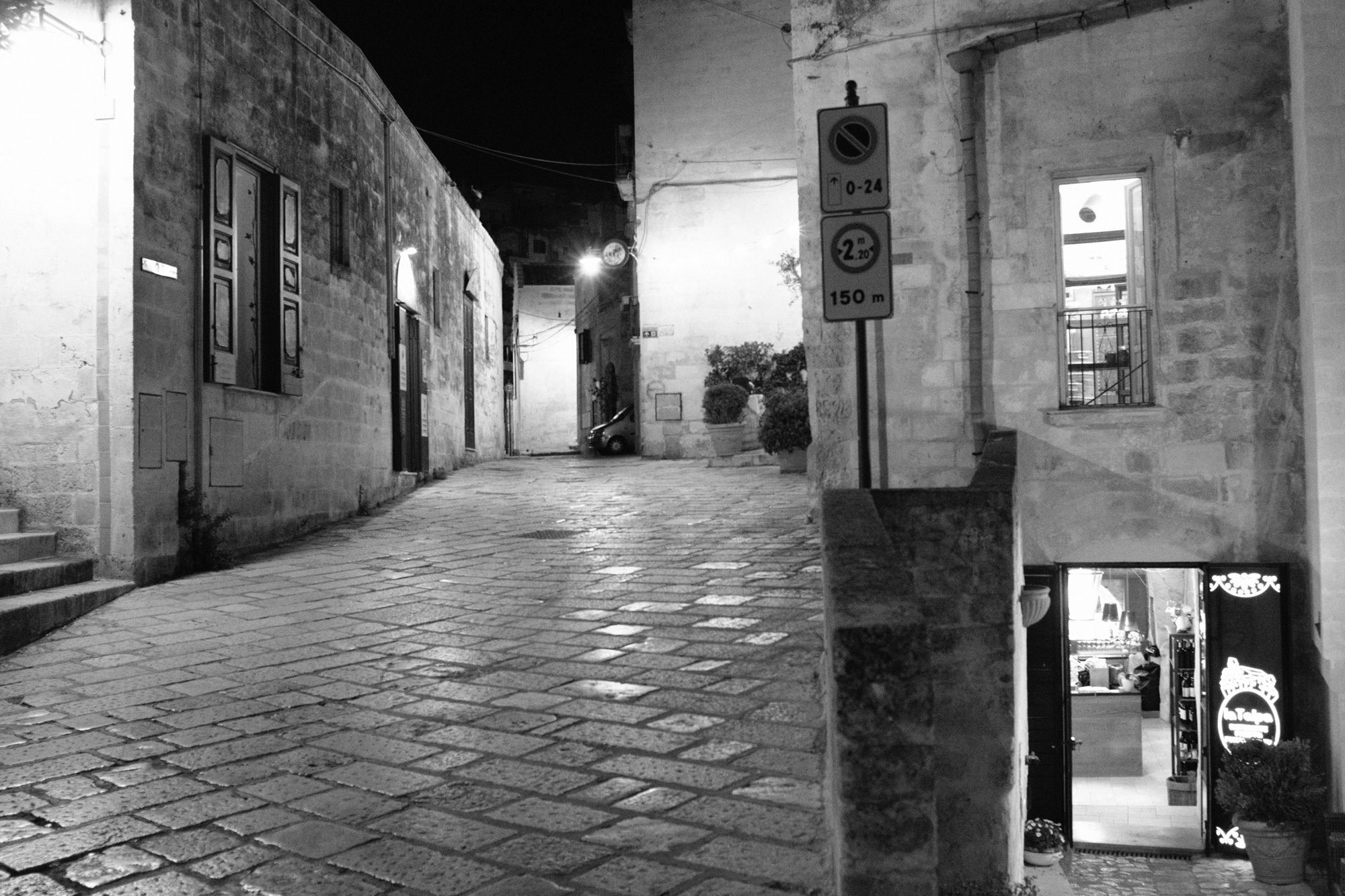 Notturno a Matera