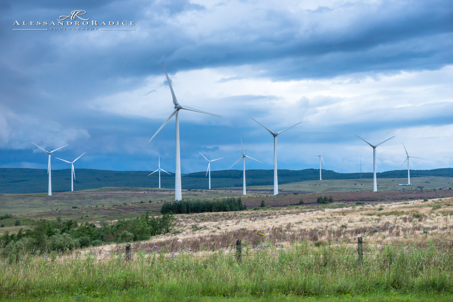 Campo di turbine eoliche, Irlanda
