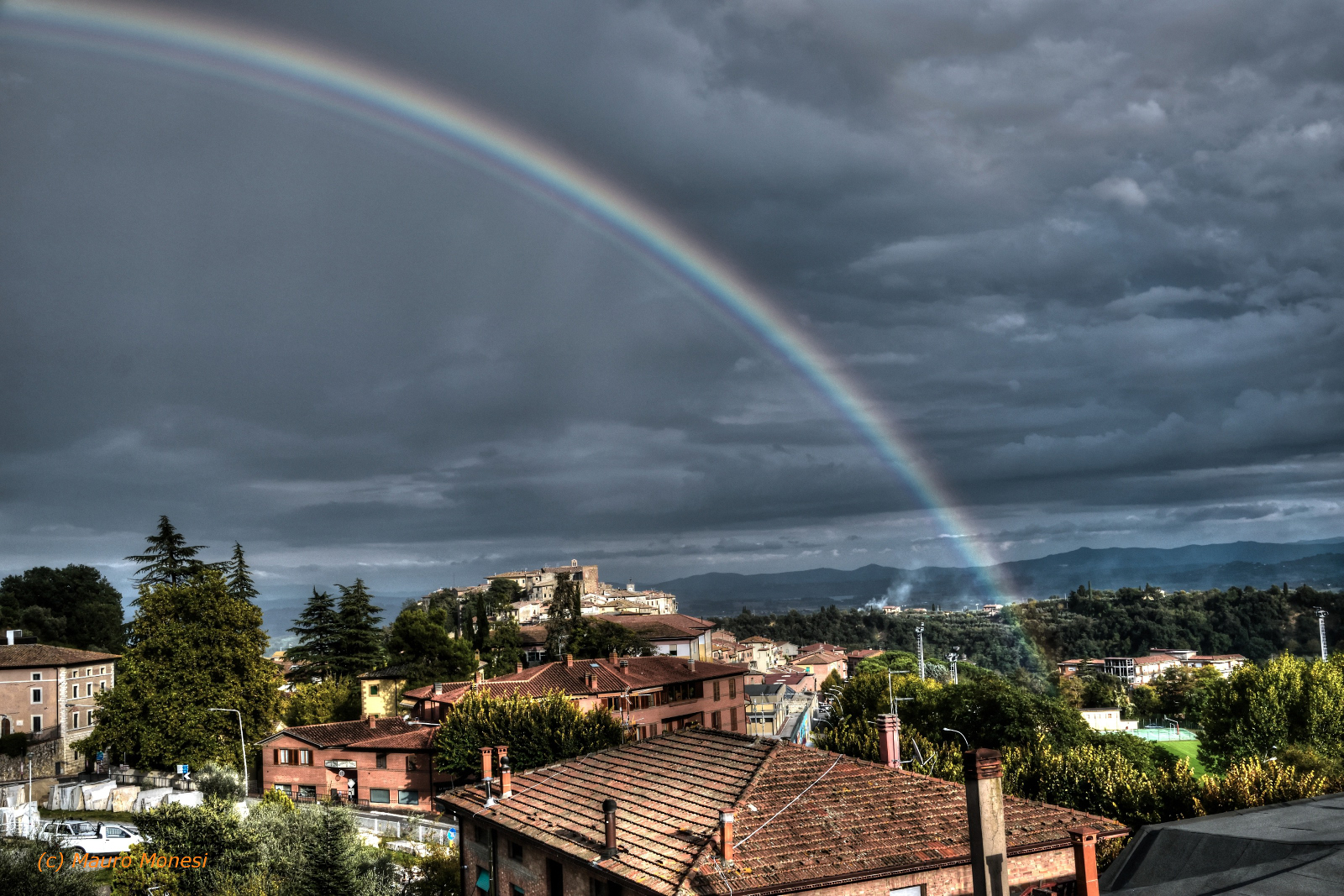 After the thunderstorm.