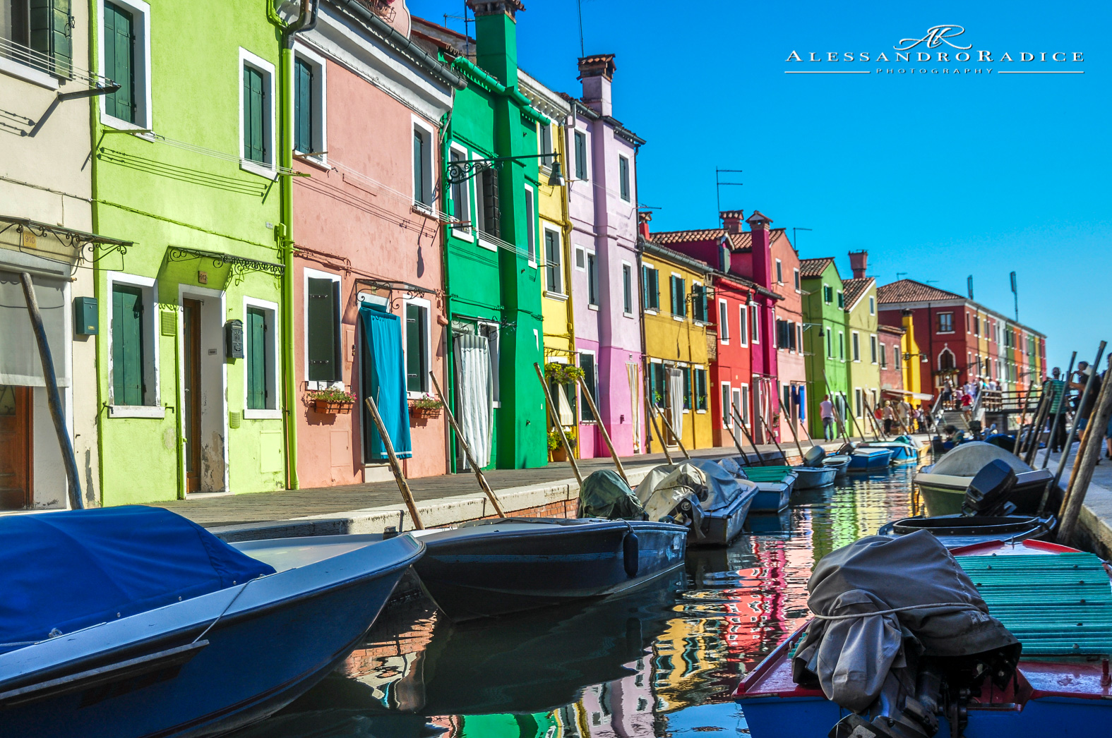 Case di Burano, Venezia, Italia