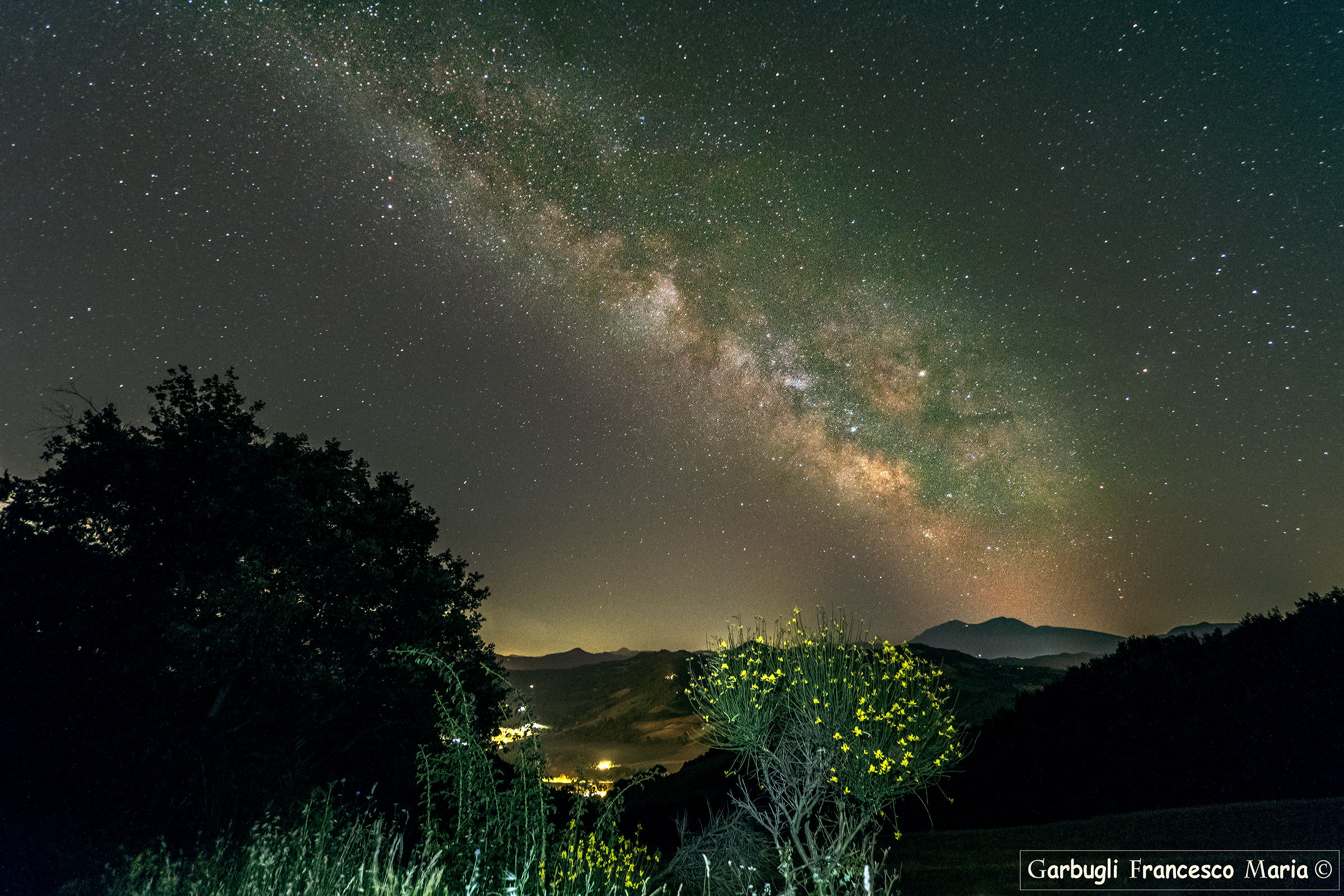 Milky way sopra Fermignano