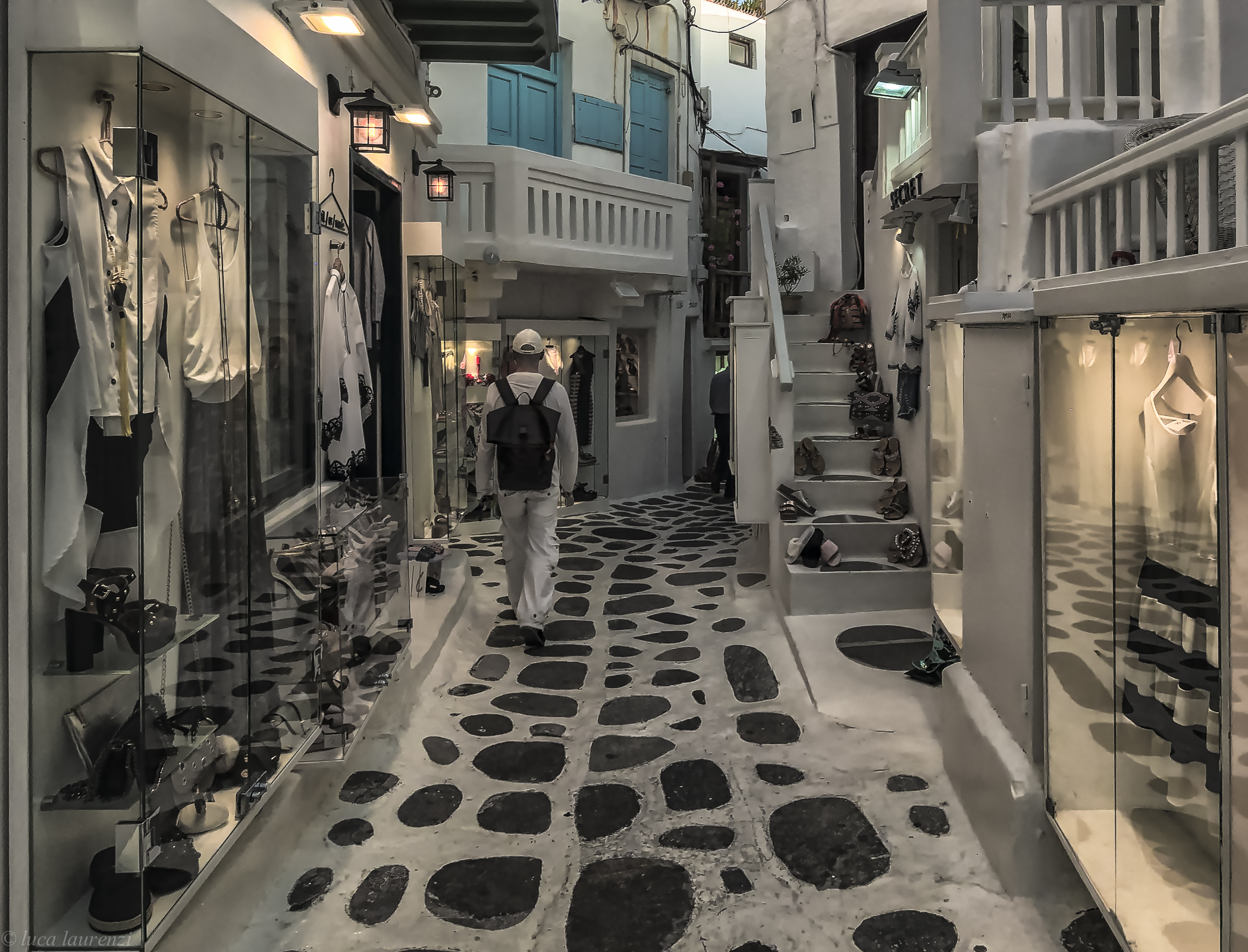 In Mykonos's showcases