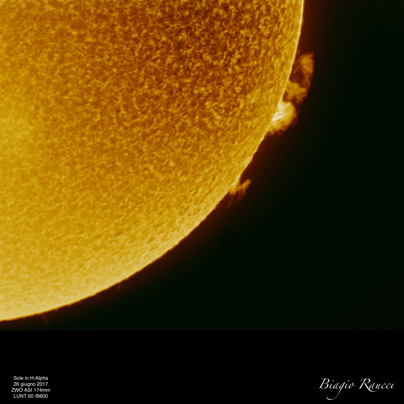 Protuberance June 25, 2017