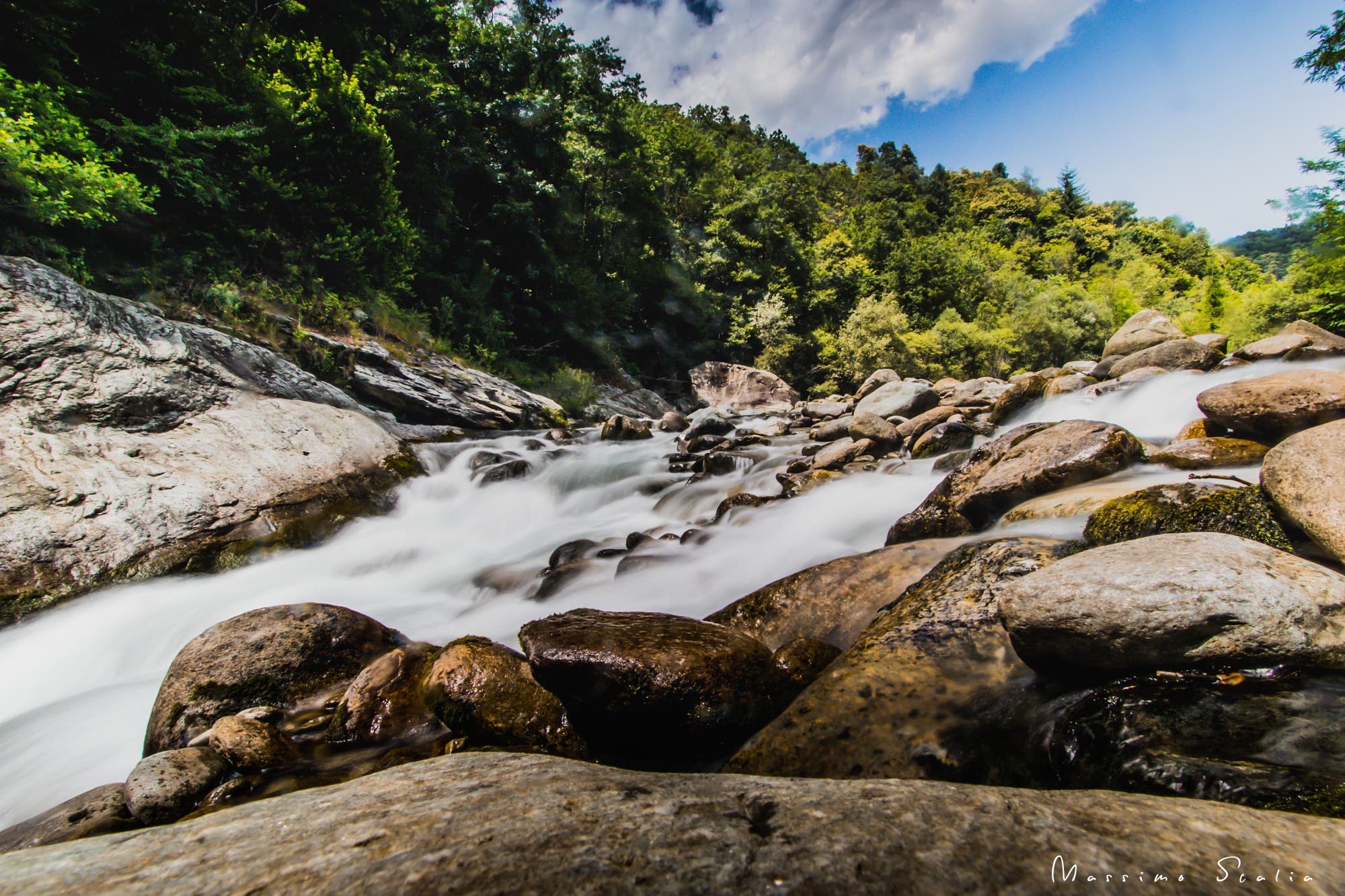 My first photo with silk effect