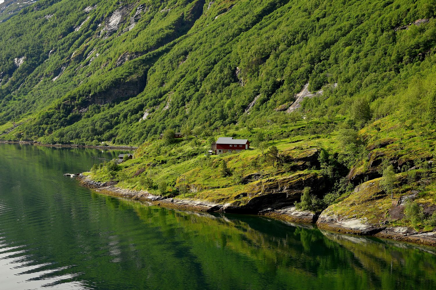 House in Geiranger fjord