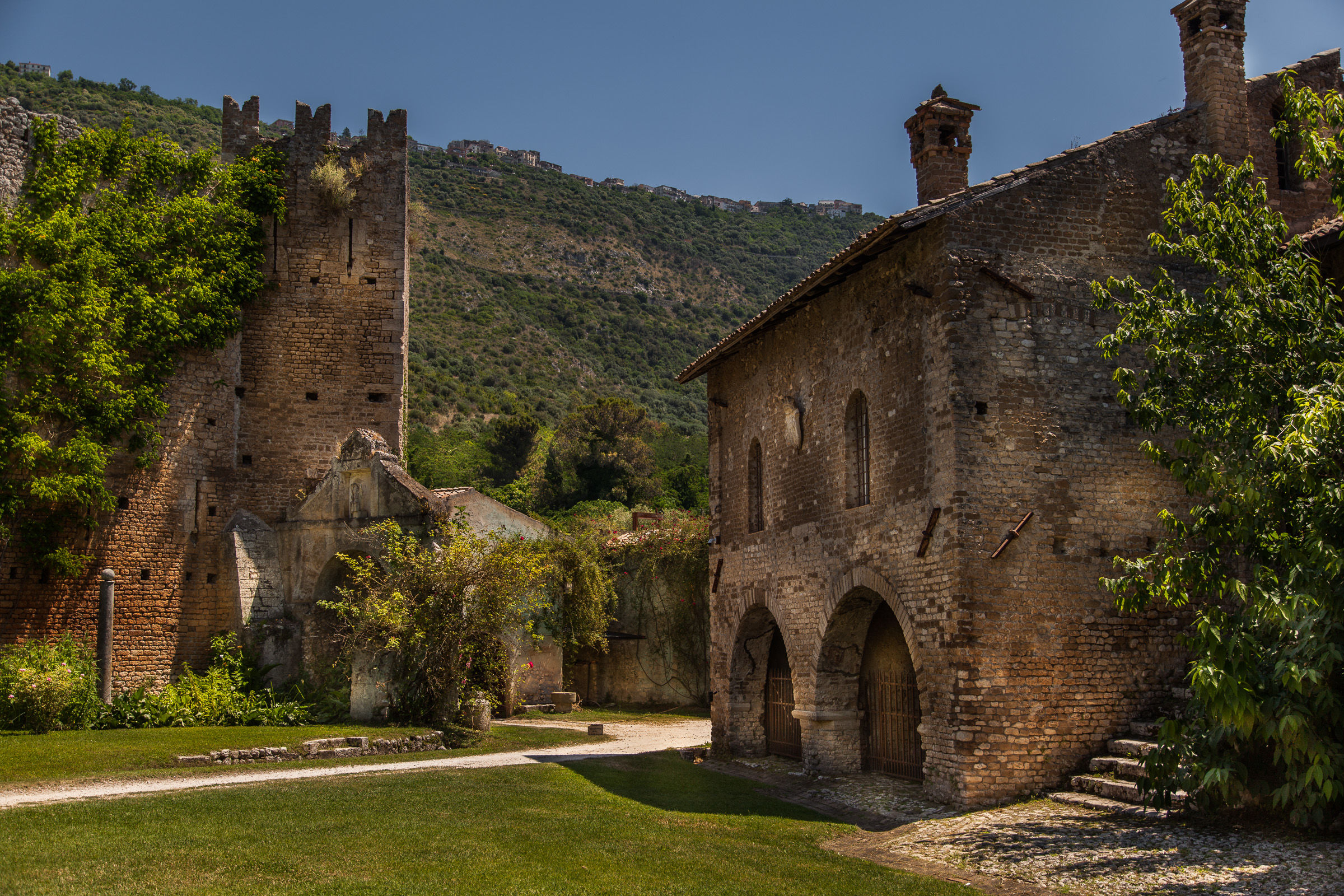 ... ancient courtyards