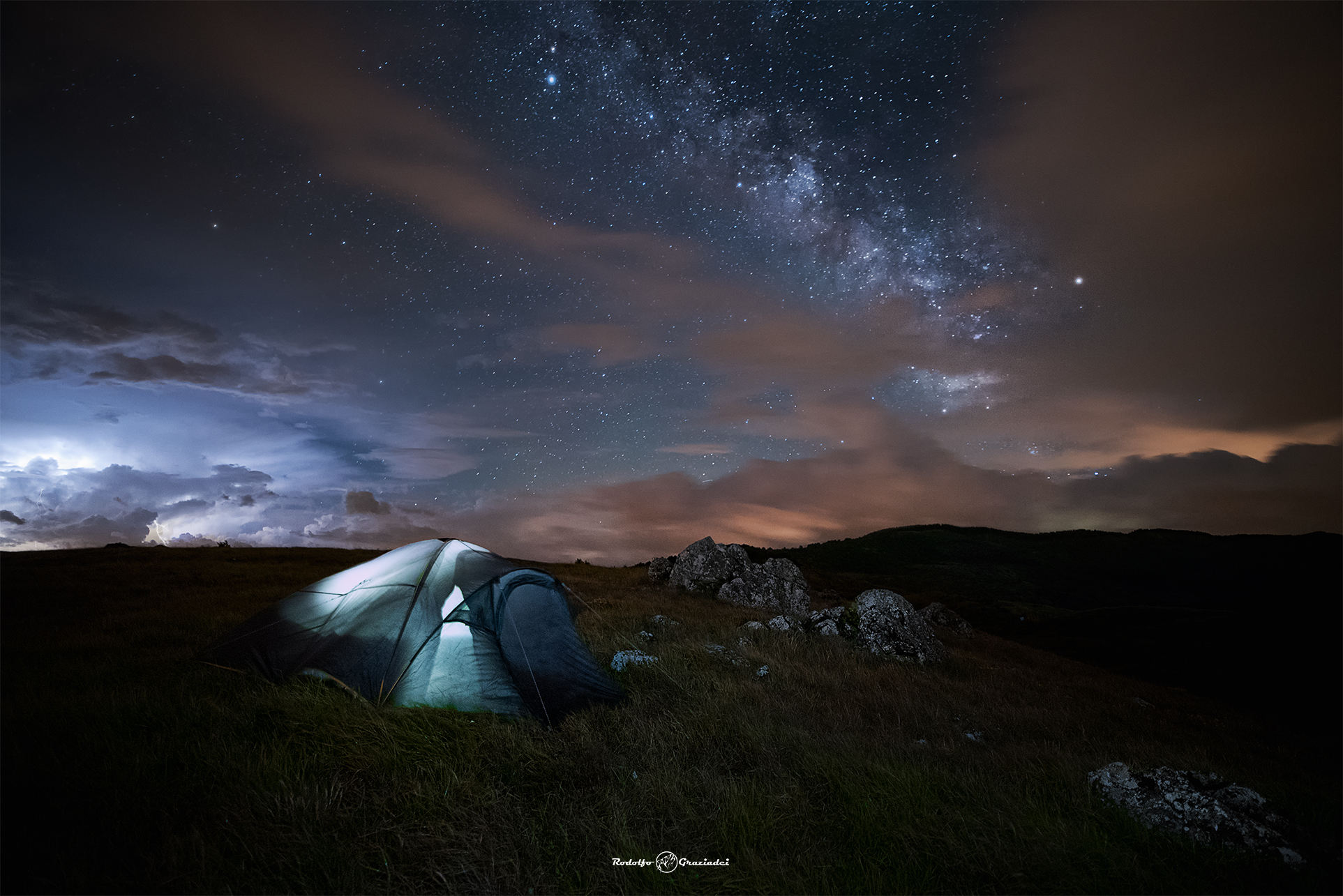 Tra temporali e via lattea