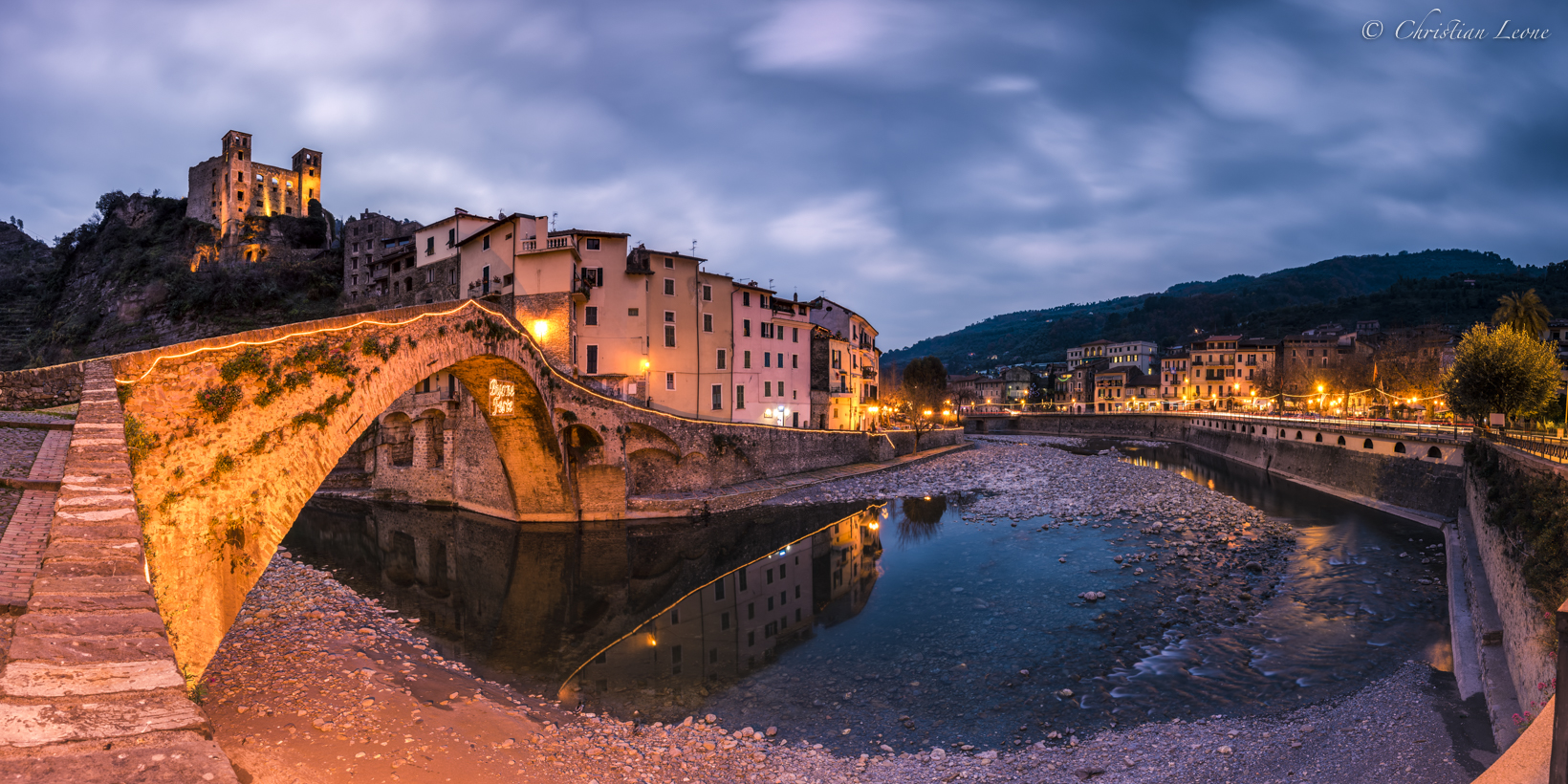 Overview of the Dolceacqua Village.