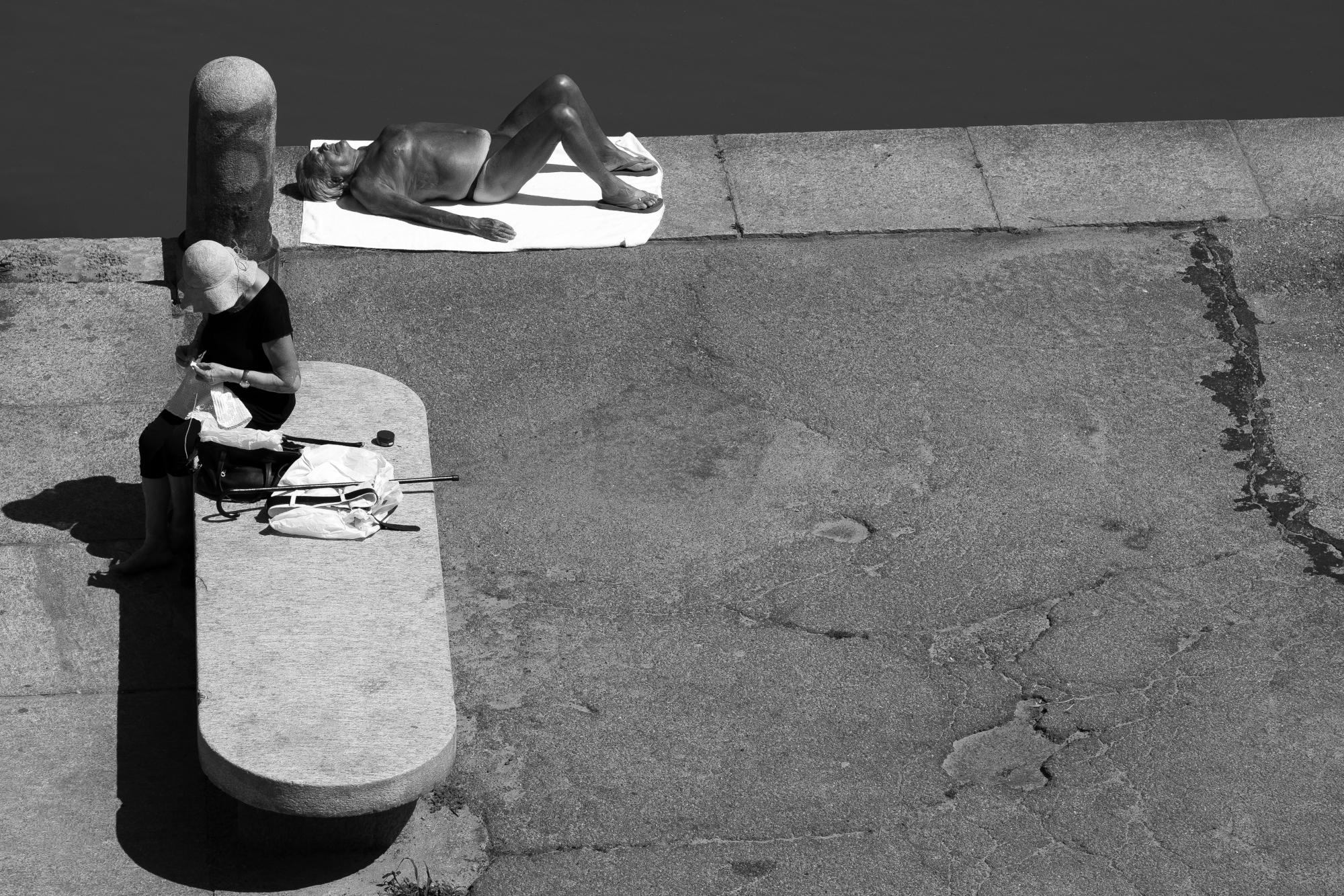 White the black idleness and virtue ..................