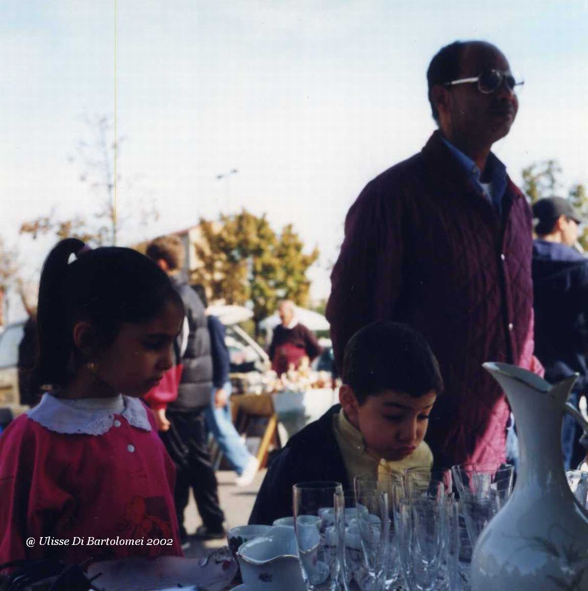The puff on the glass