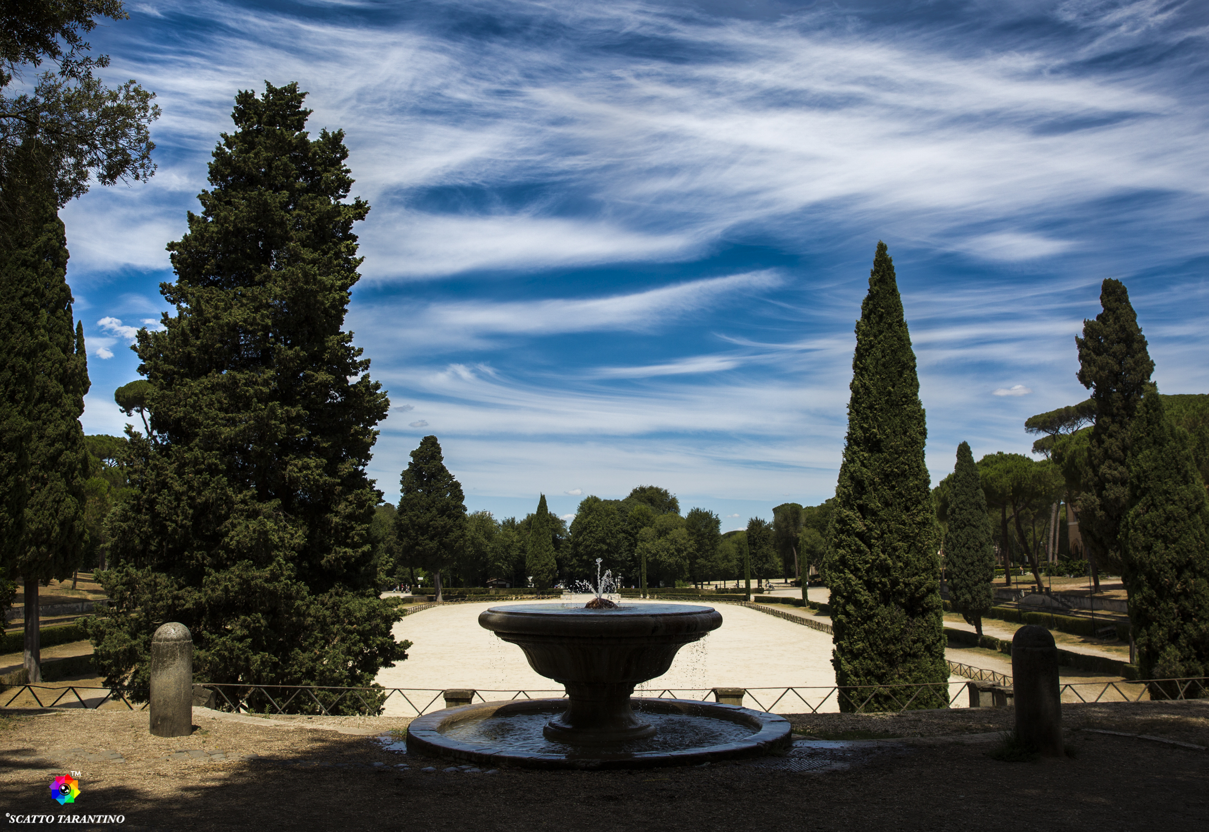 Fountain in Villa Borghese