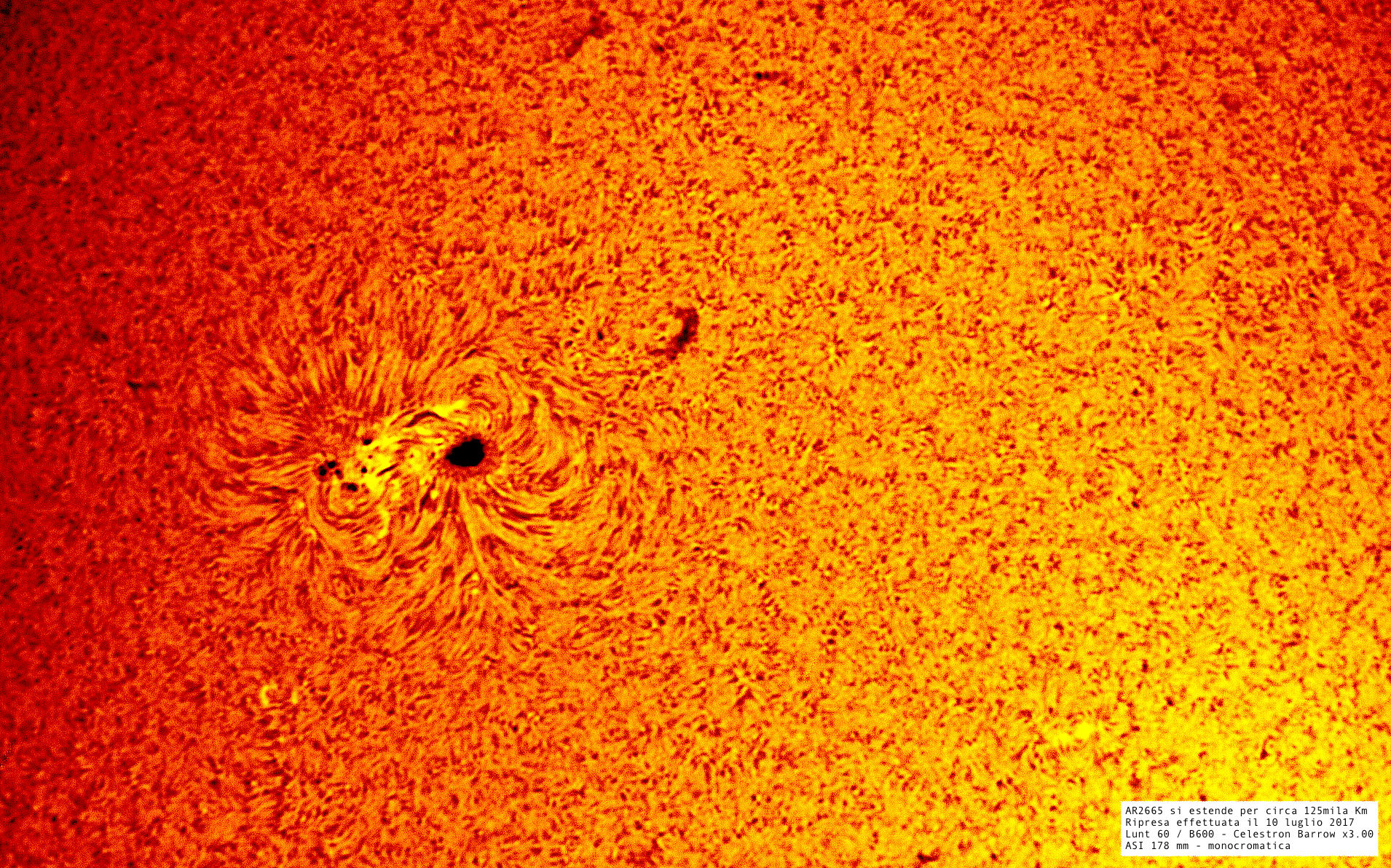 Detail with Celestron Barlow 3.0x