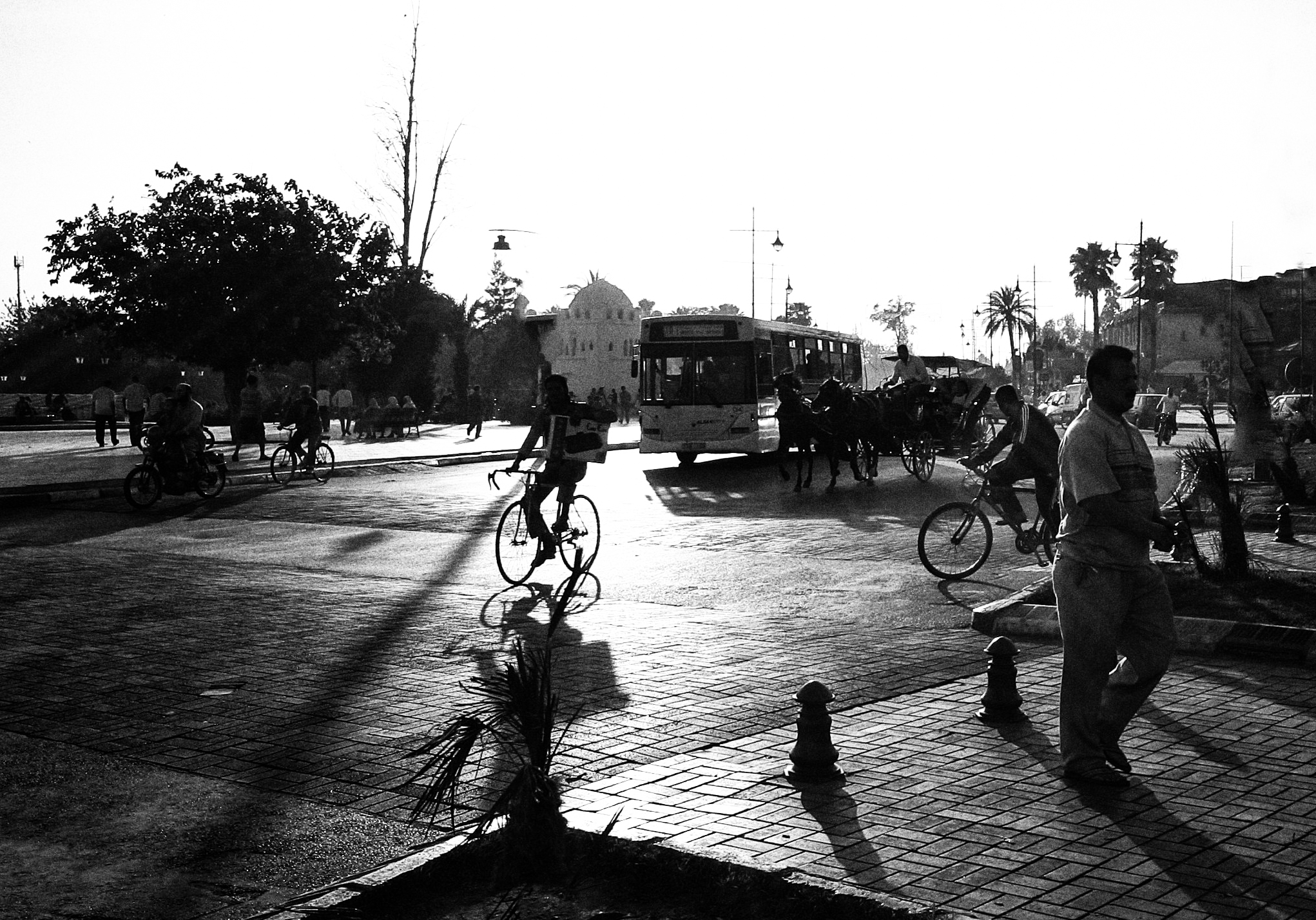 quattro passi al tramonto