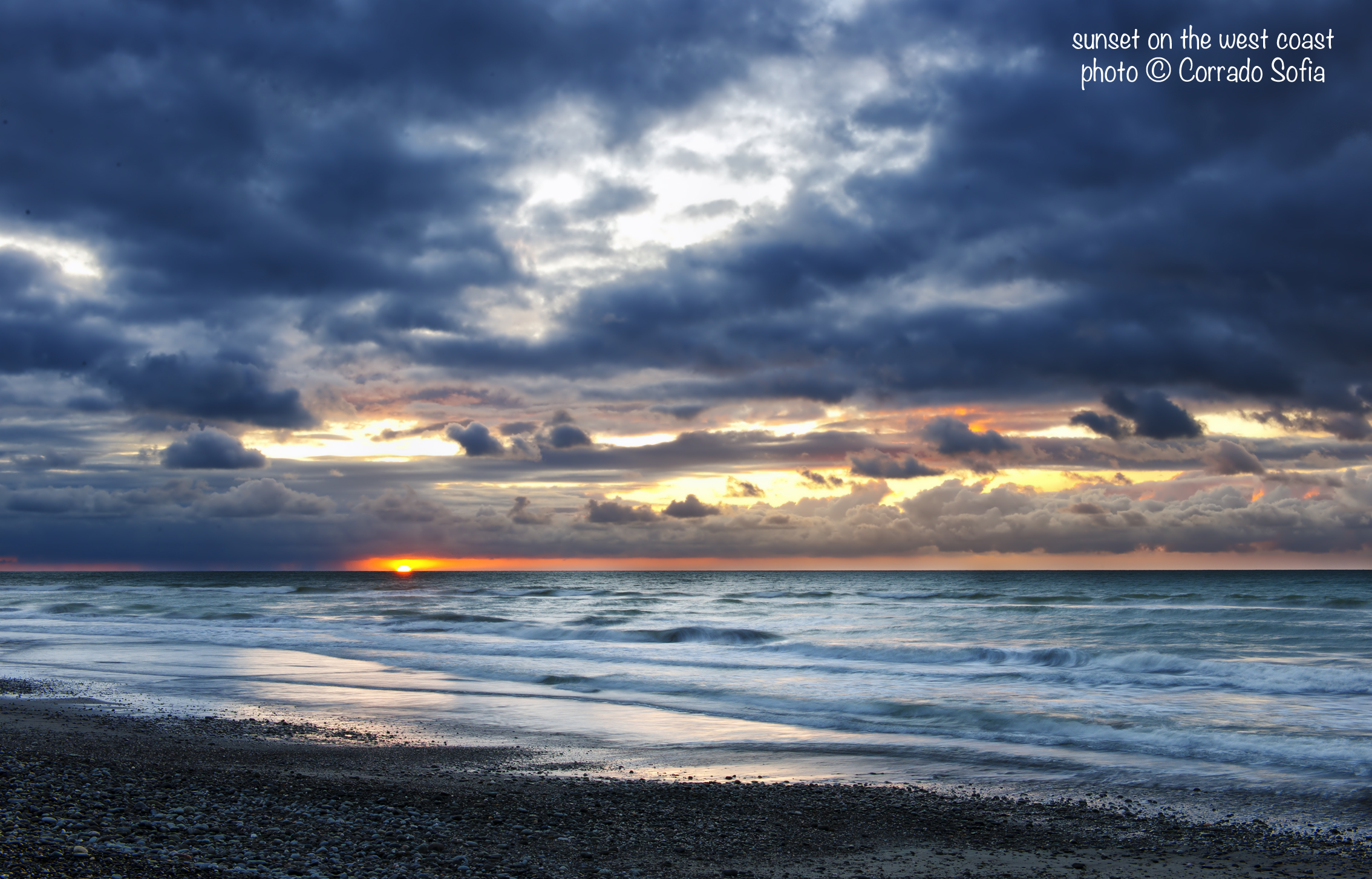 Sunset on the west coast