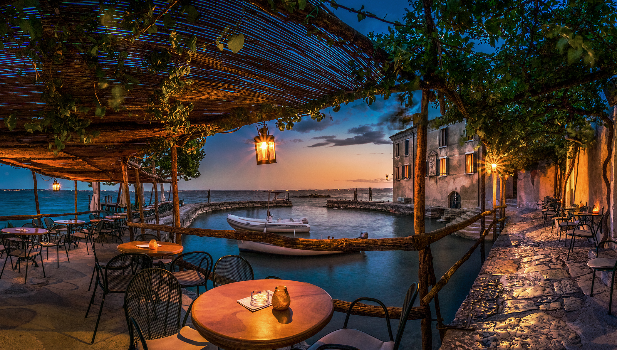 Sunset at Garda Lake