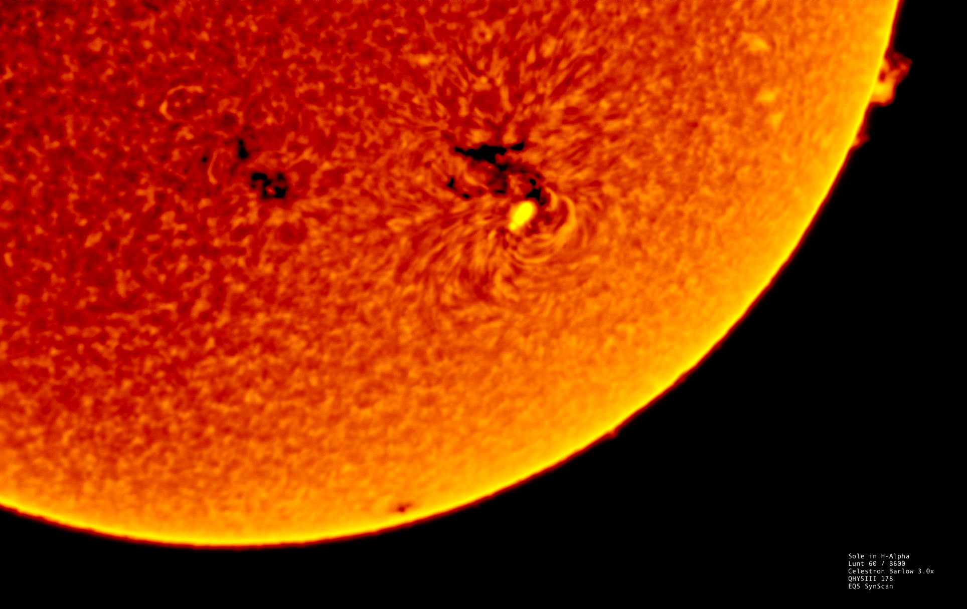 Solar image from July 14, 2017.
