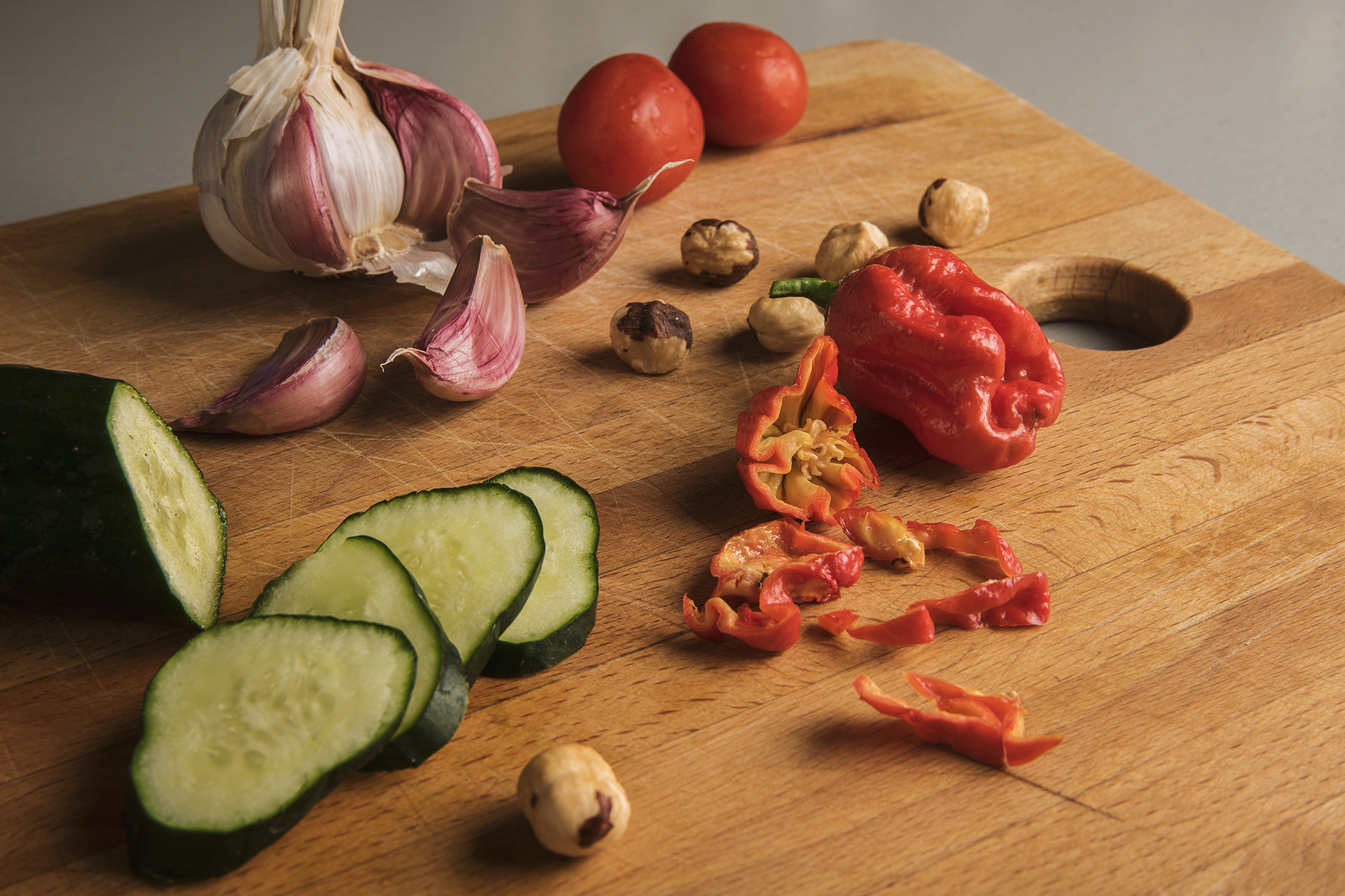 Summer salad and morph scorpion