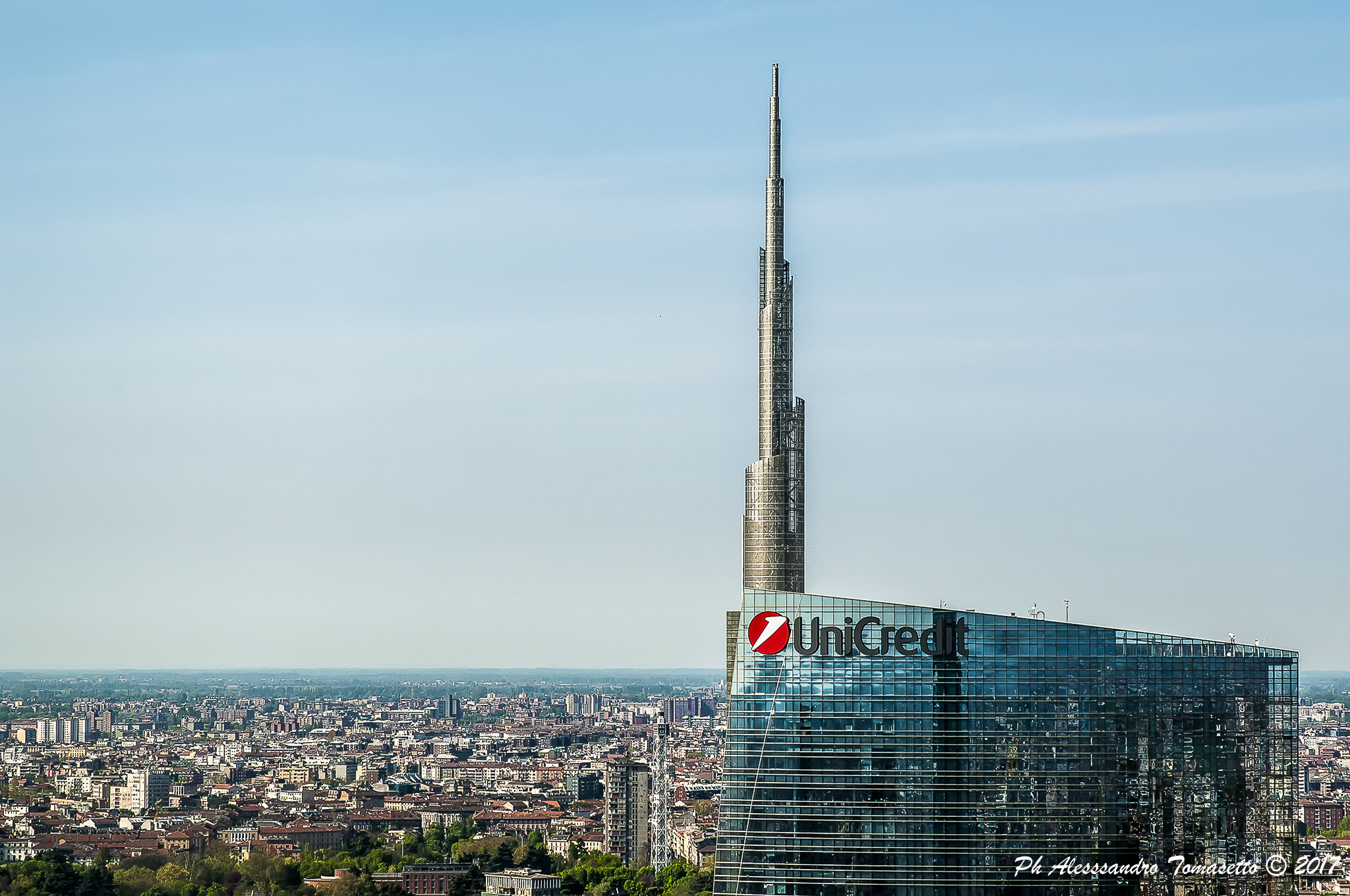 The skyline of Milan