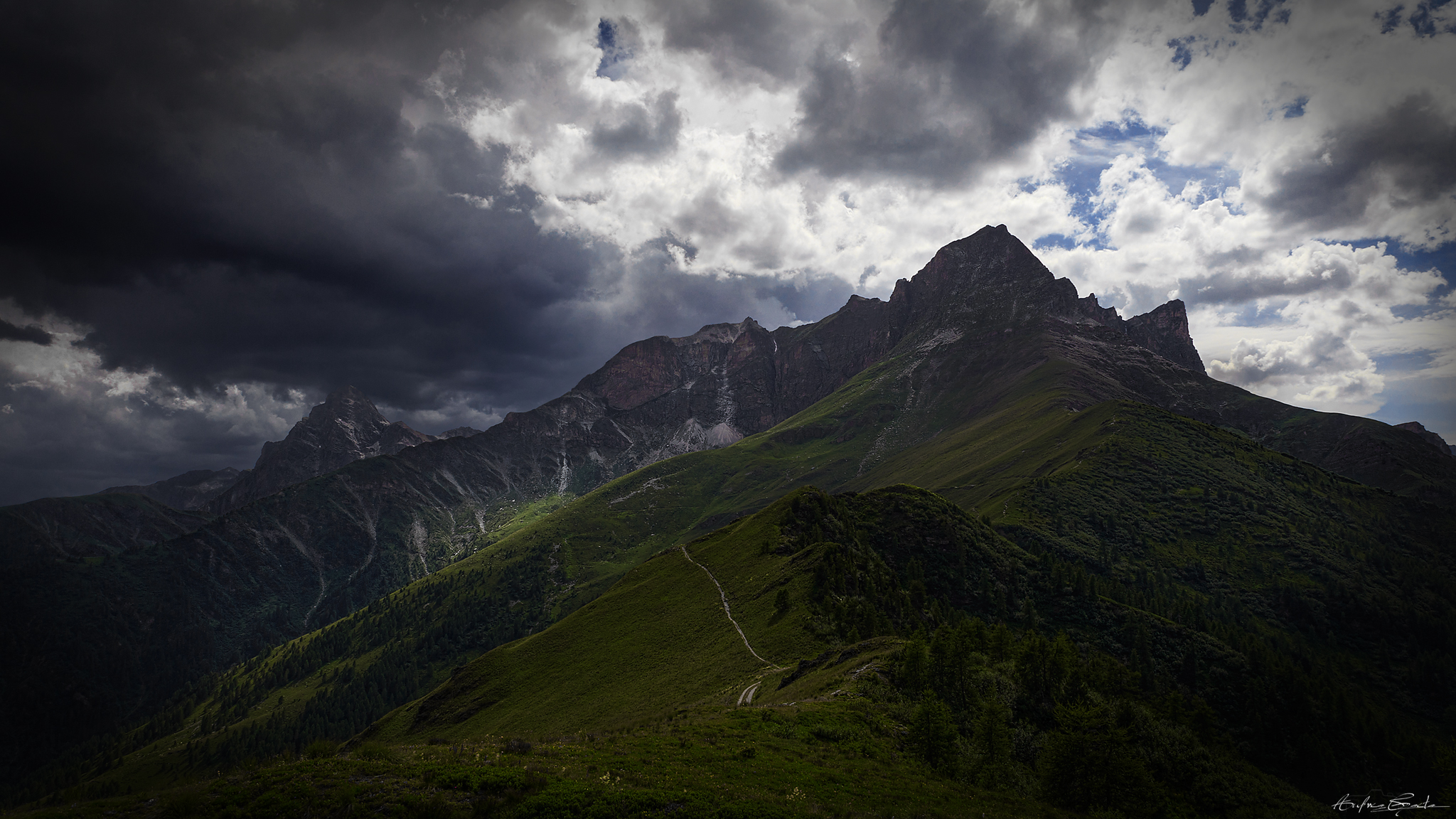 Mountain of camouflage