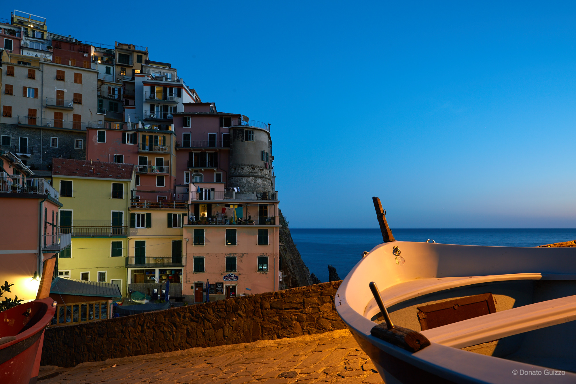 Manarola al tramonto