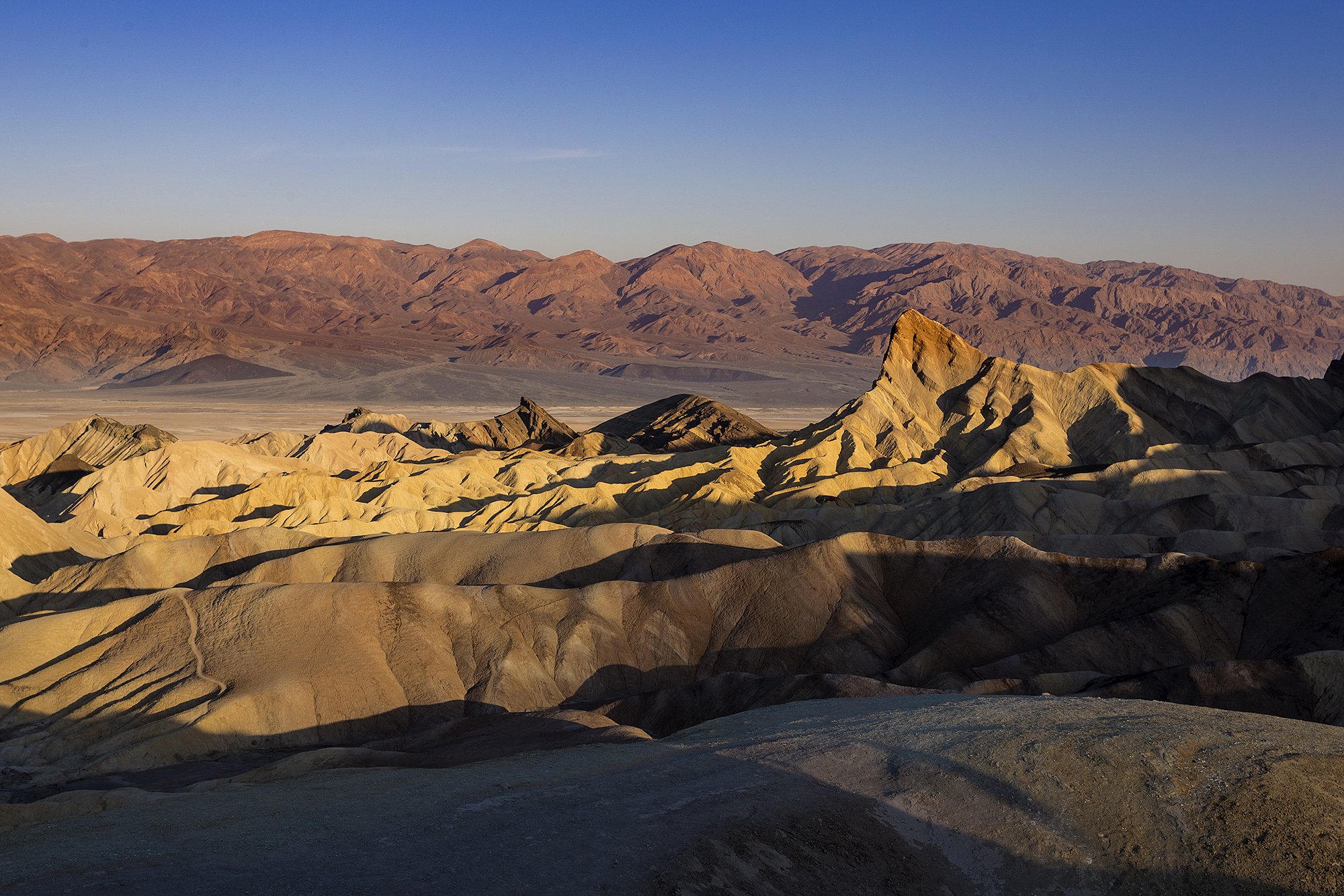 Zabriskie point sunrise